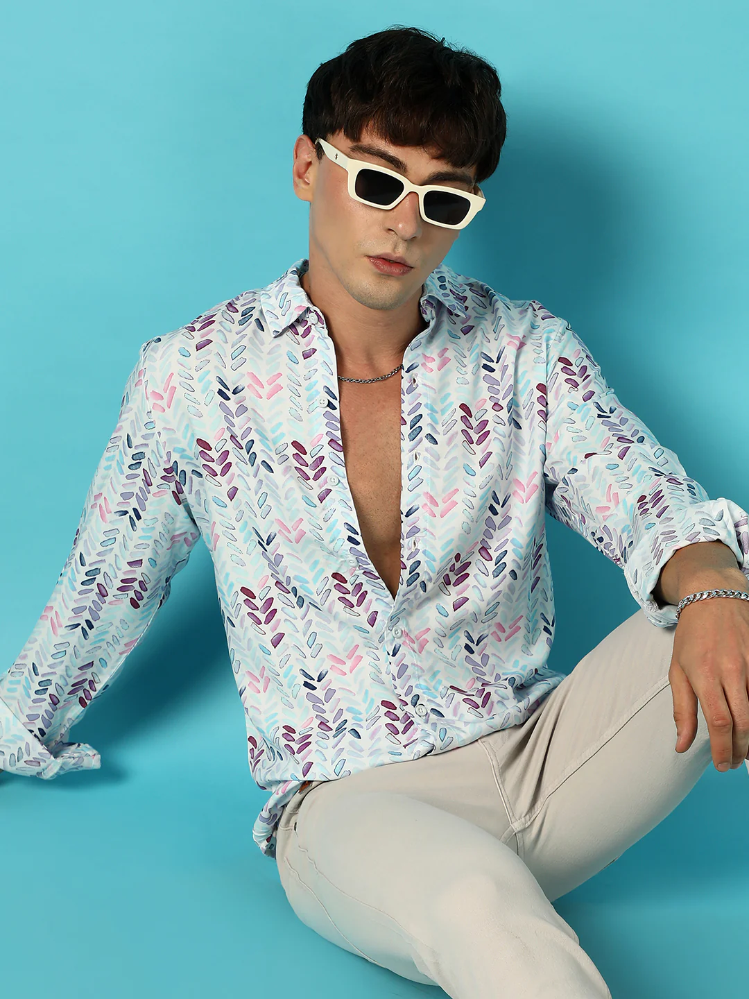 Abstract Print Shirt - Image 5