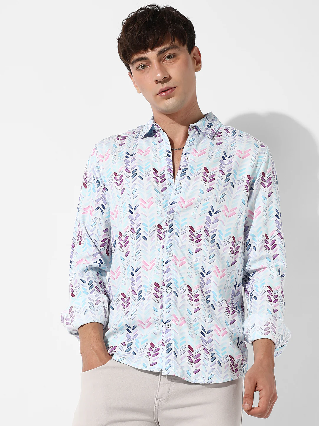 Abstract Print Shirt - Image 6