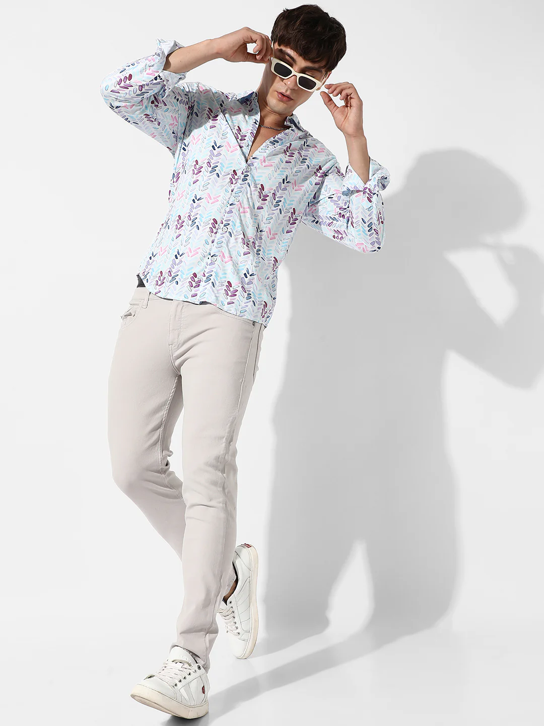 Abstract Print Shirt - Image 9