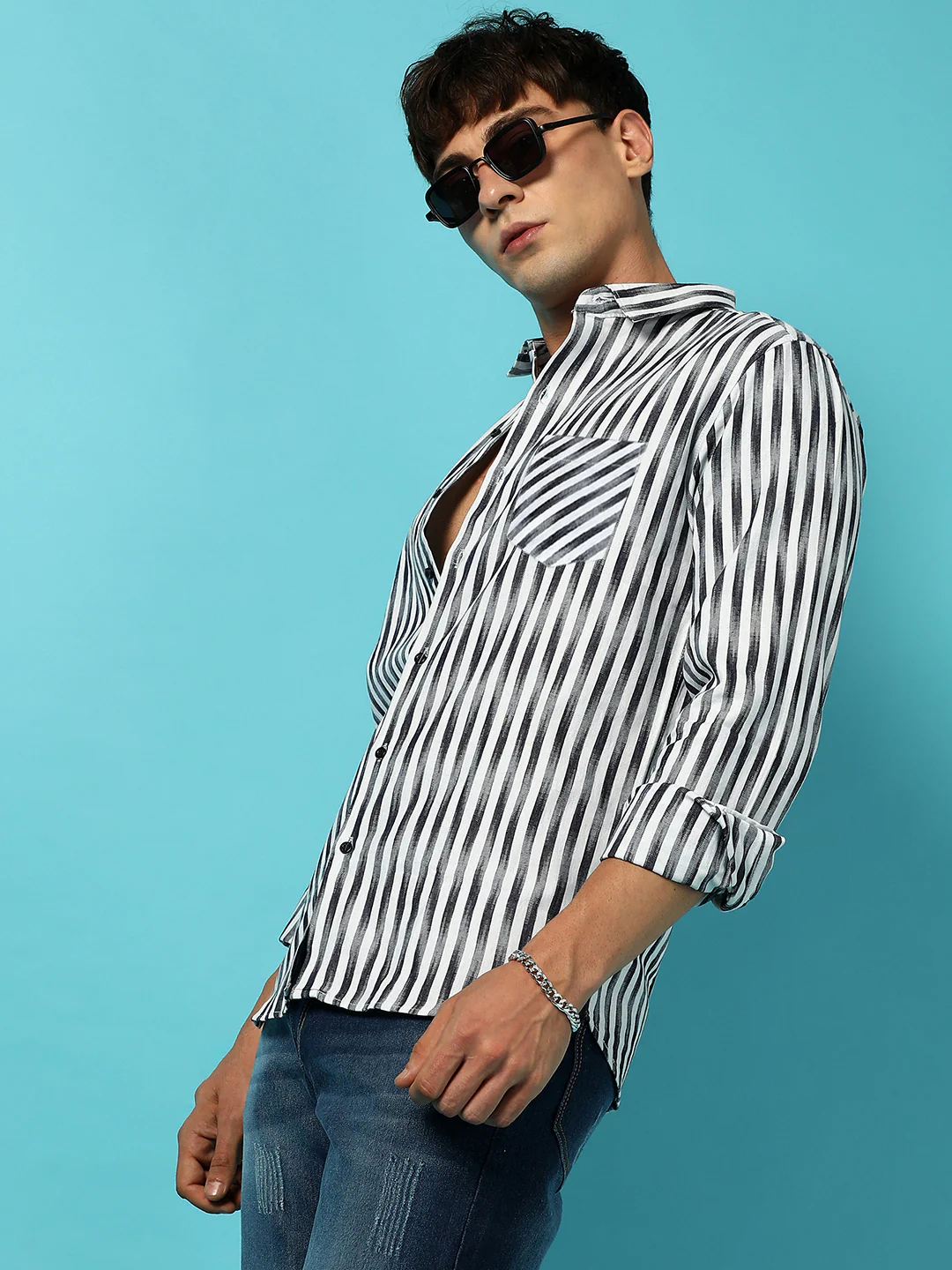 Ombre Stripe Shirt - Image 2