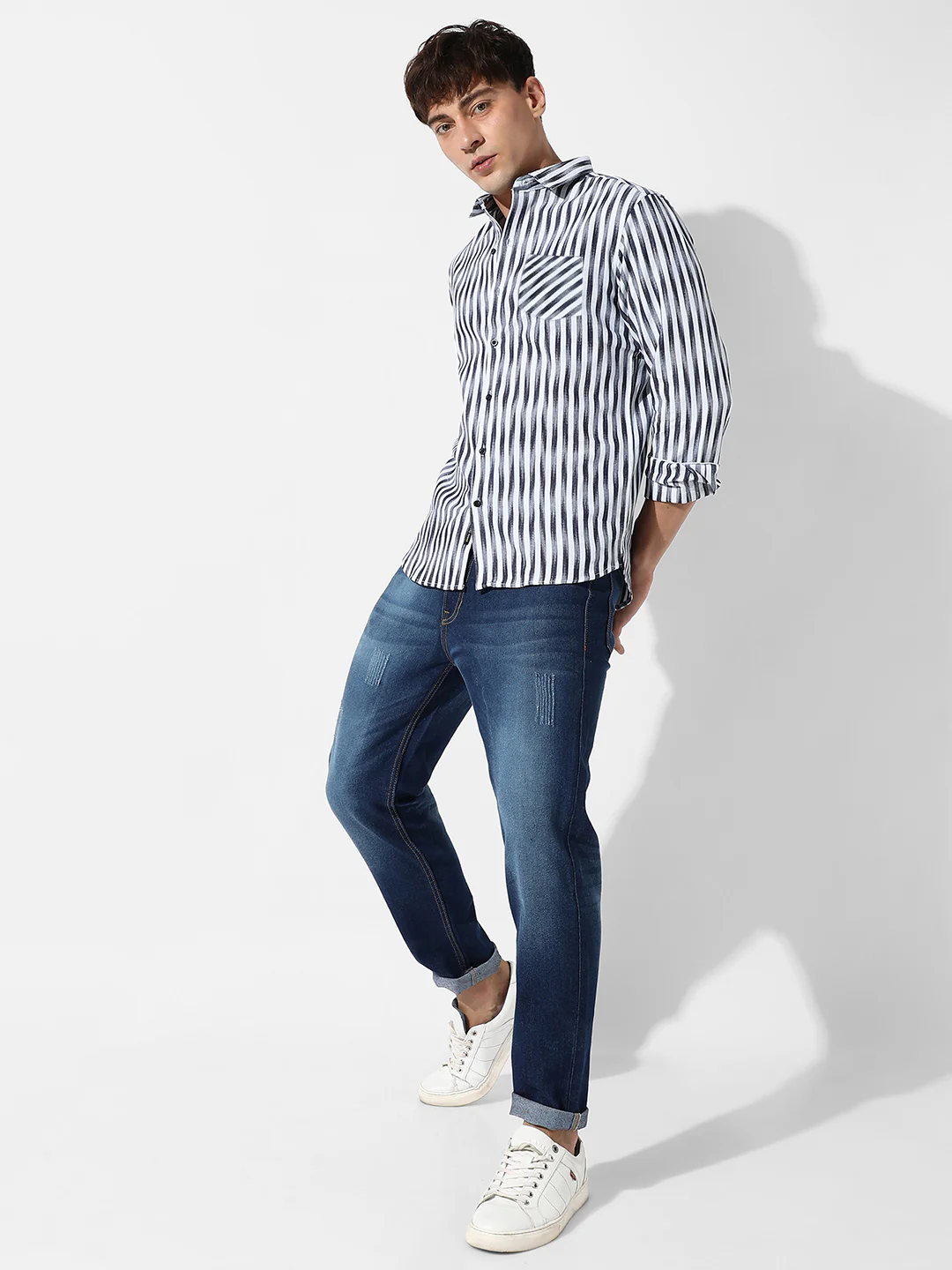 Ombre Stripe Shirt - Image 7