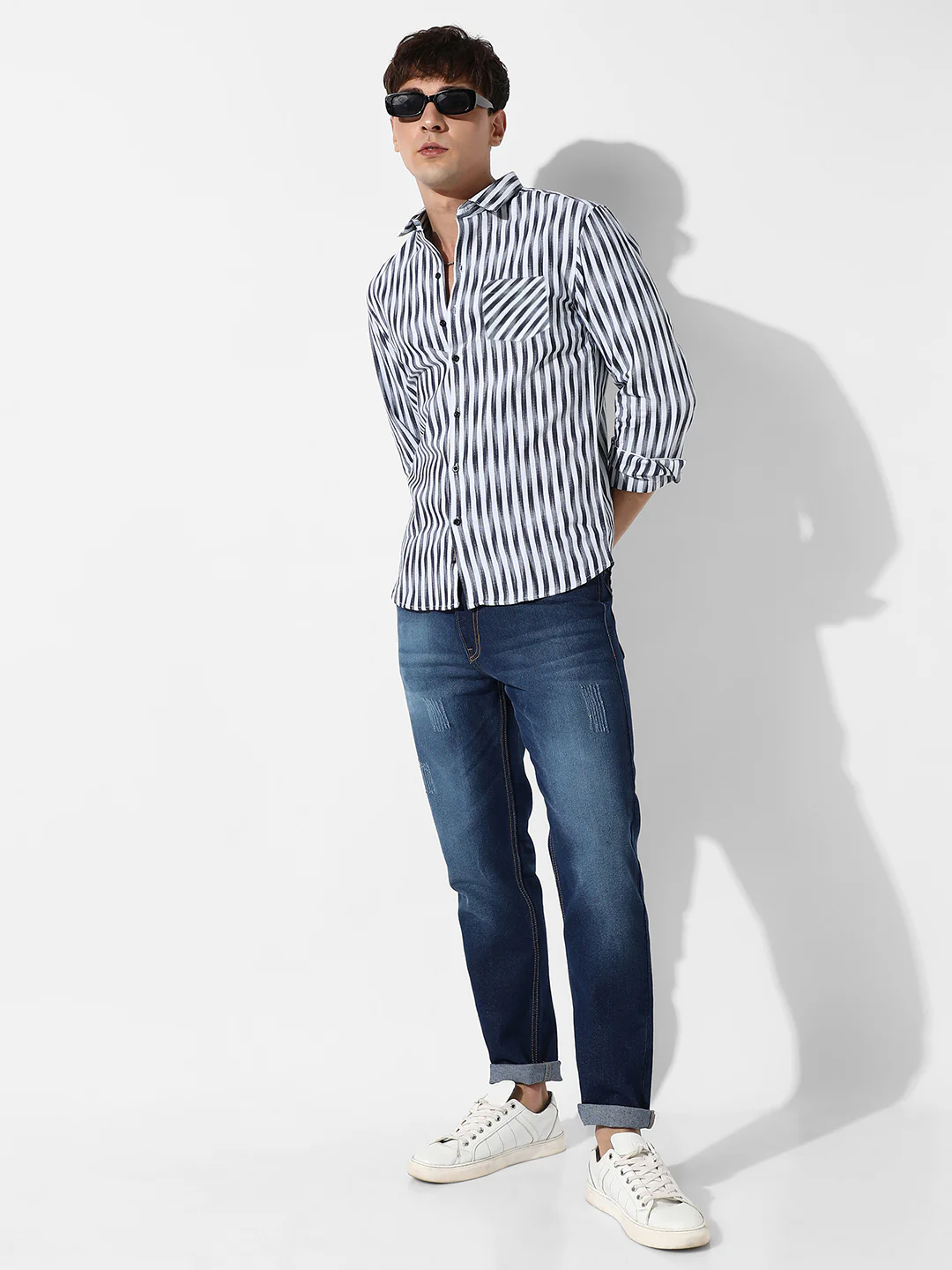 Ombre Stripe Shirt - Image 8