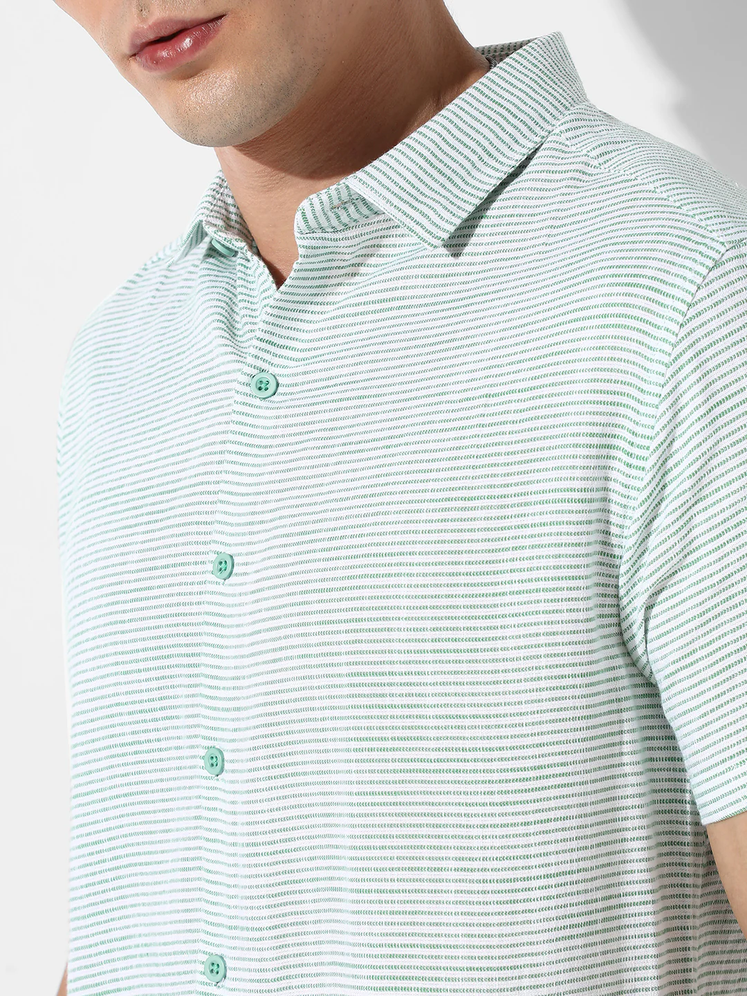 Chalk Stripe Dobby Shirt - Image 9