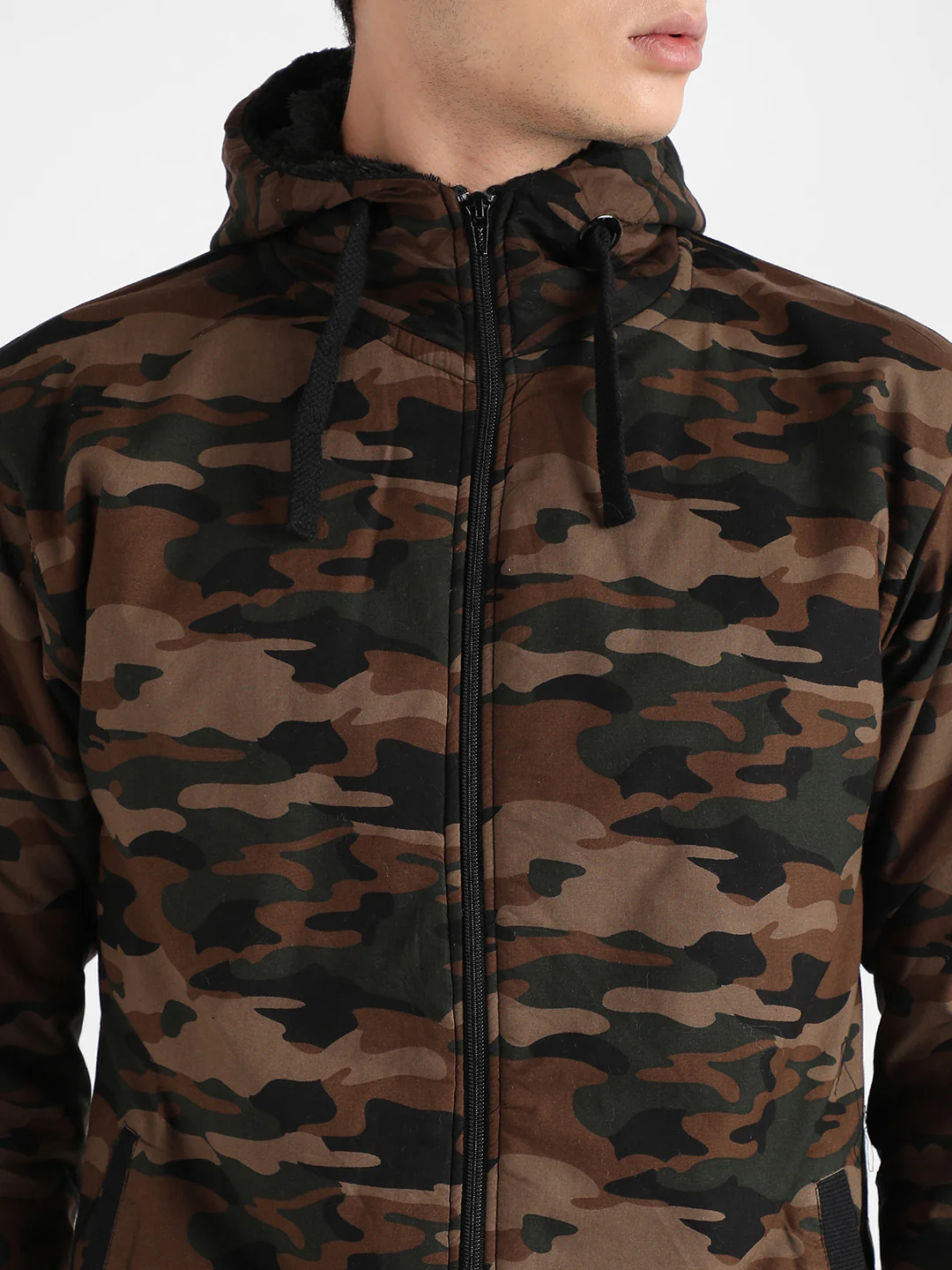 Camouflage Hoodie With Insert Pocket - Image 7