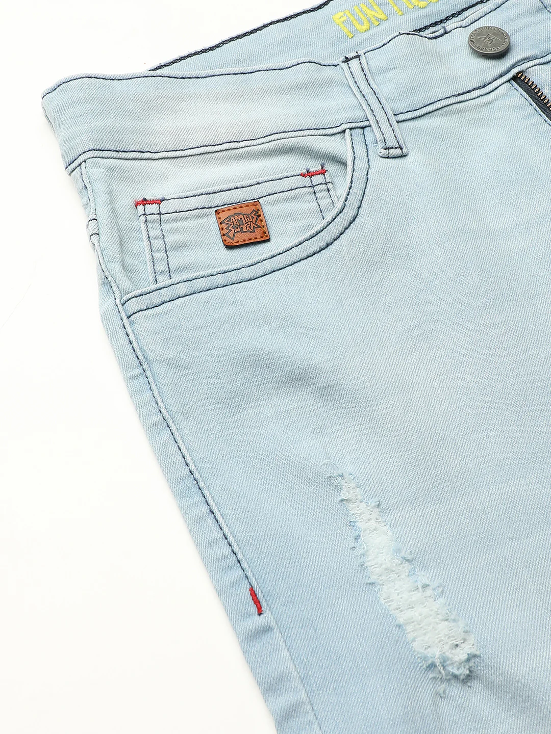 Light-Washed Denim Jeans - Image 10