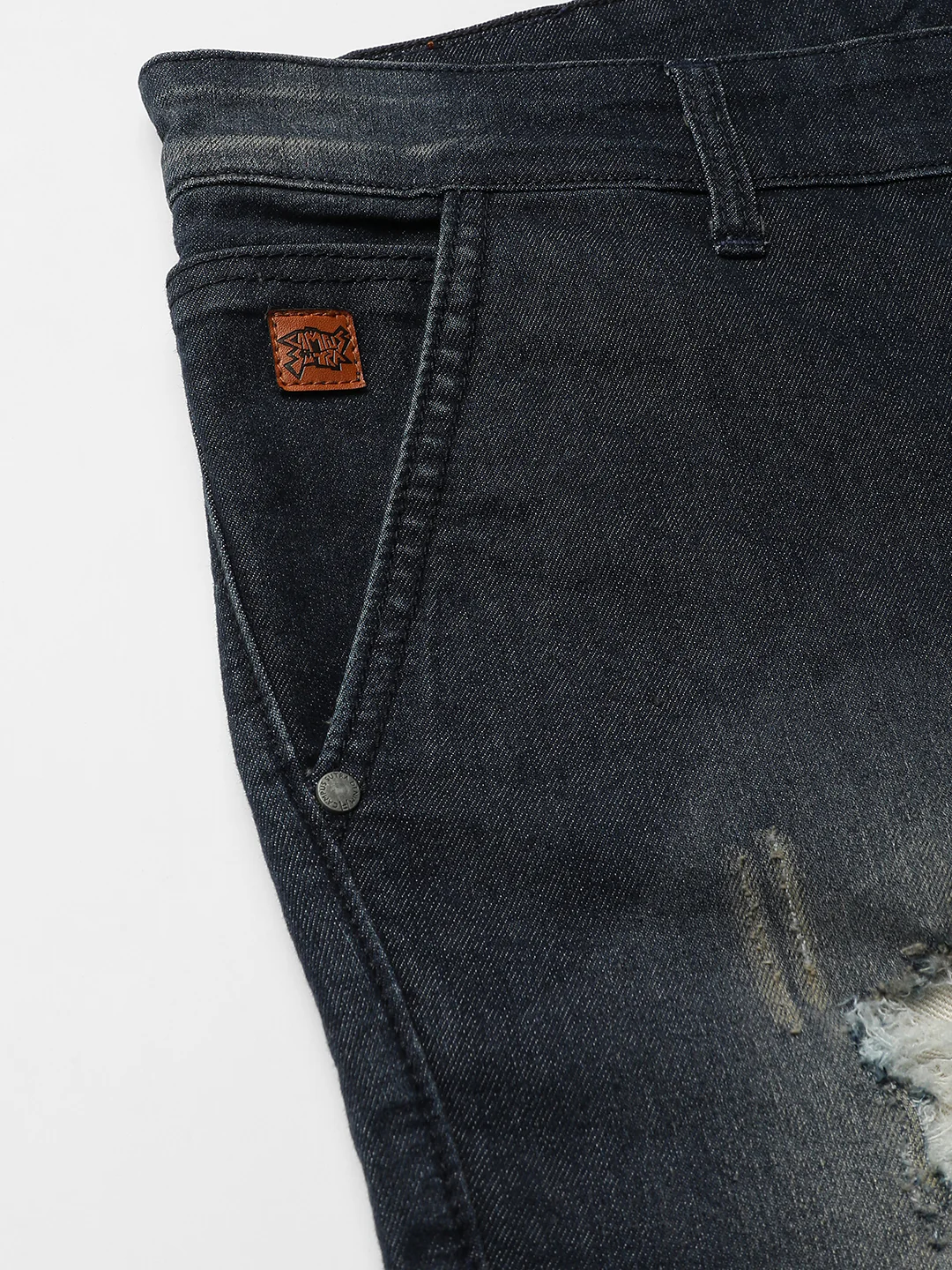 Ripped Denim Jeans - Image 10