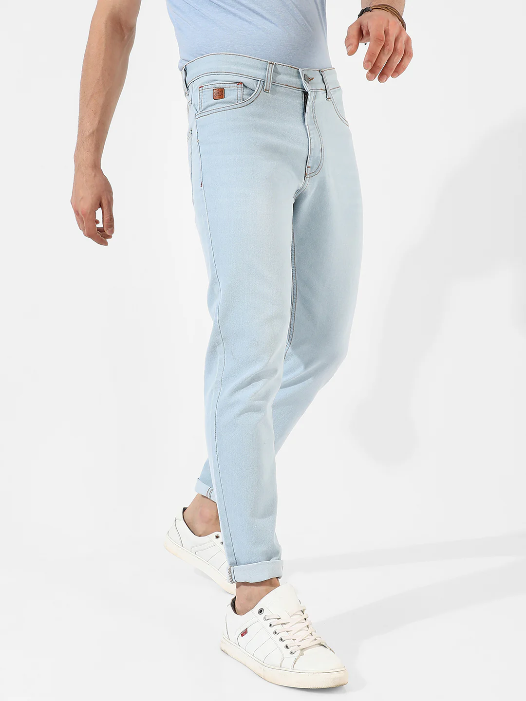 Light-Washed Denim Jeans - Image 4