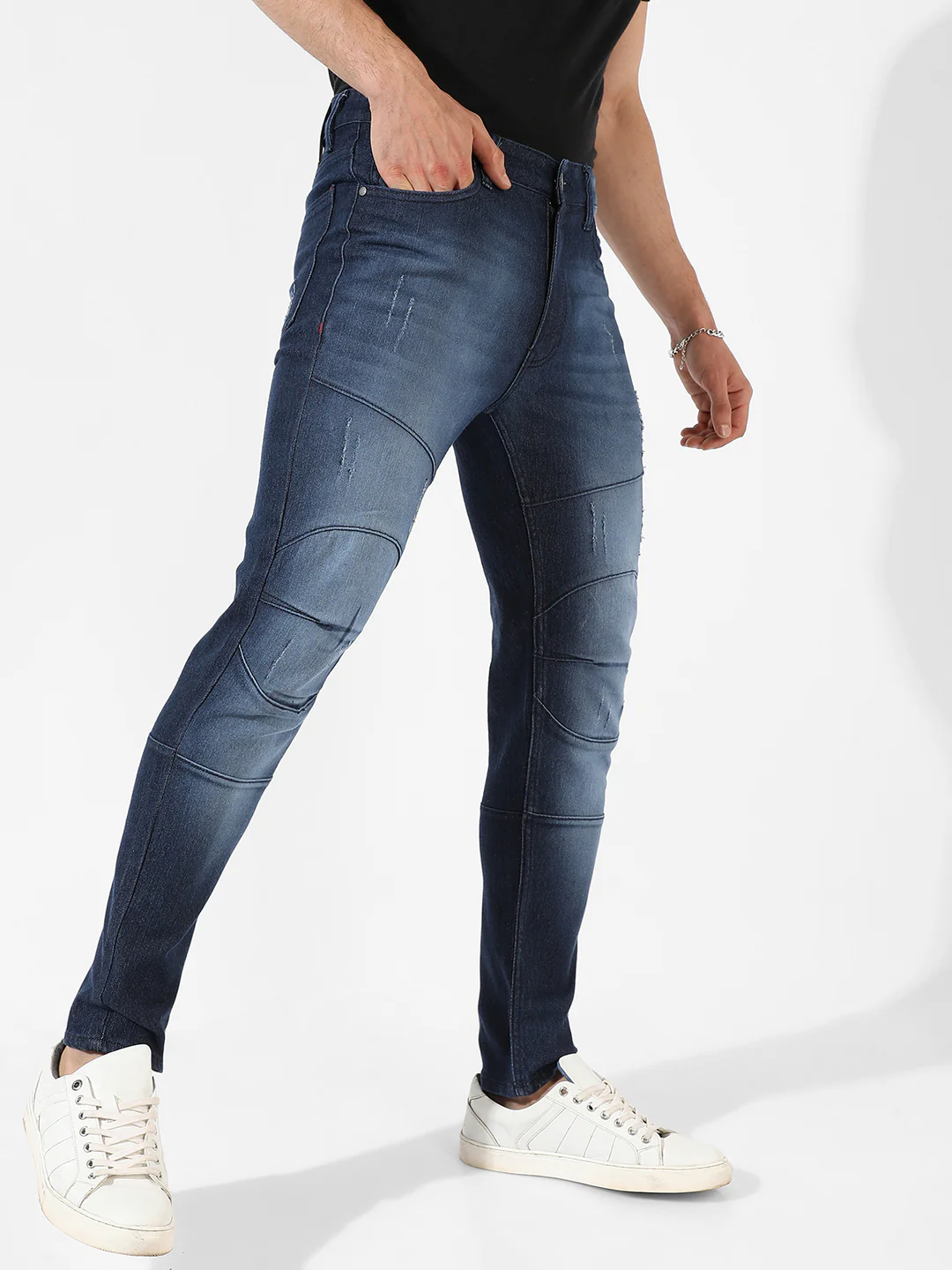 Dark-Washed Denim Jeans - Image 4