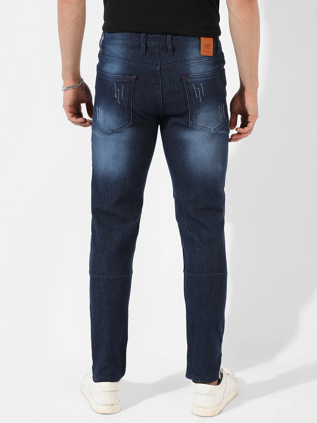 Dark-Washed Denim Jeans - Image 5