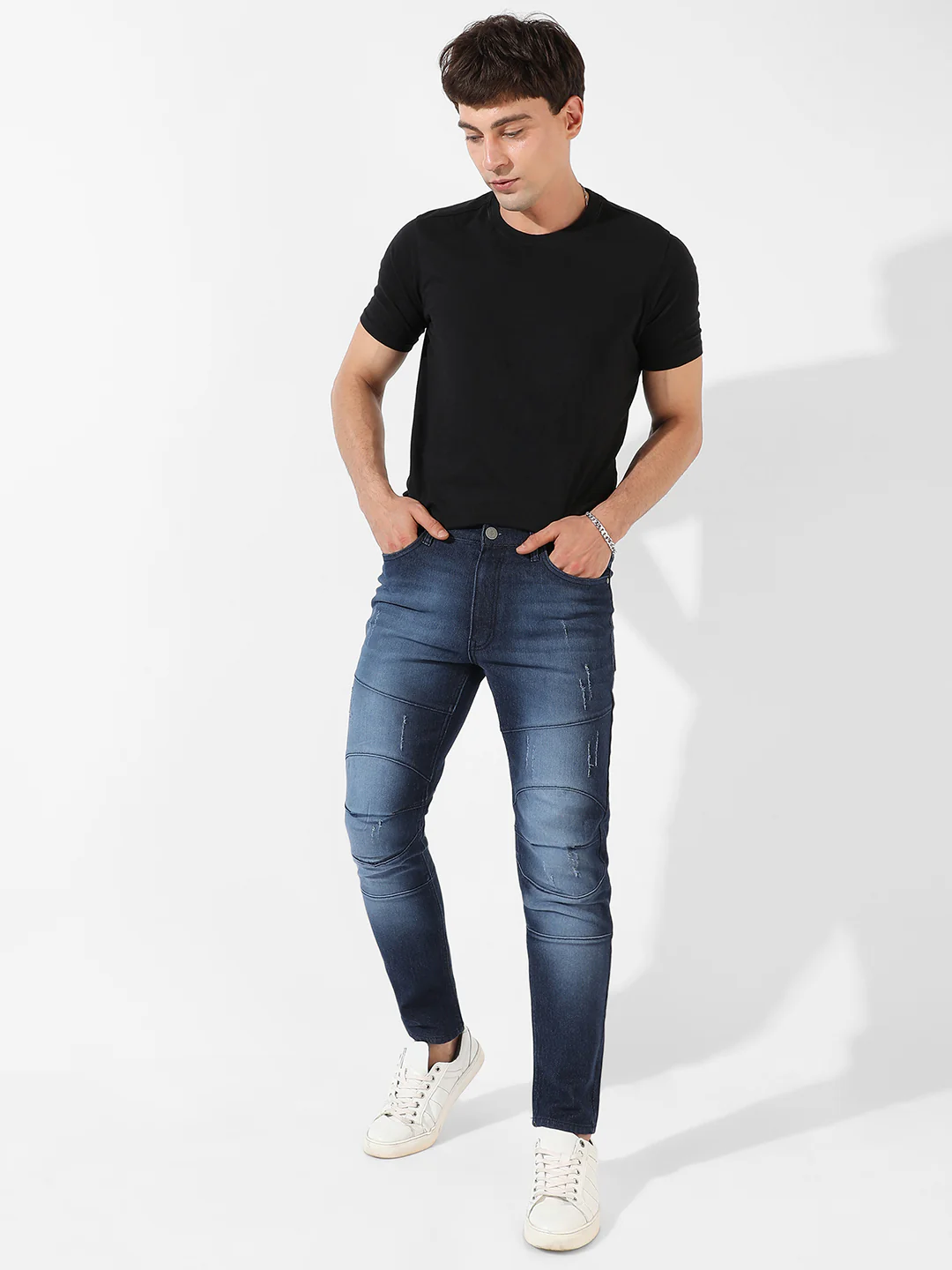 Dark-Washed Denim Jeans - Image 6