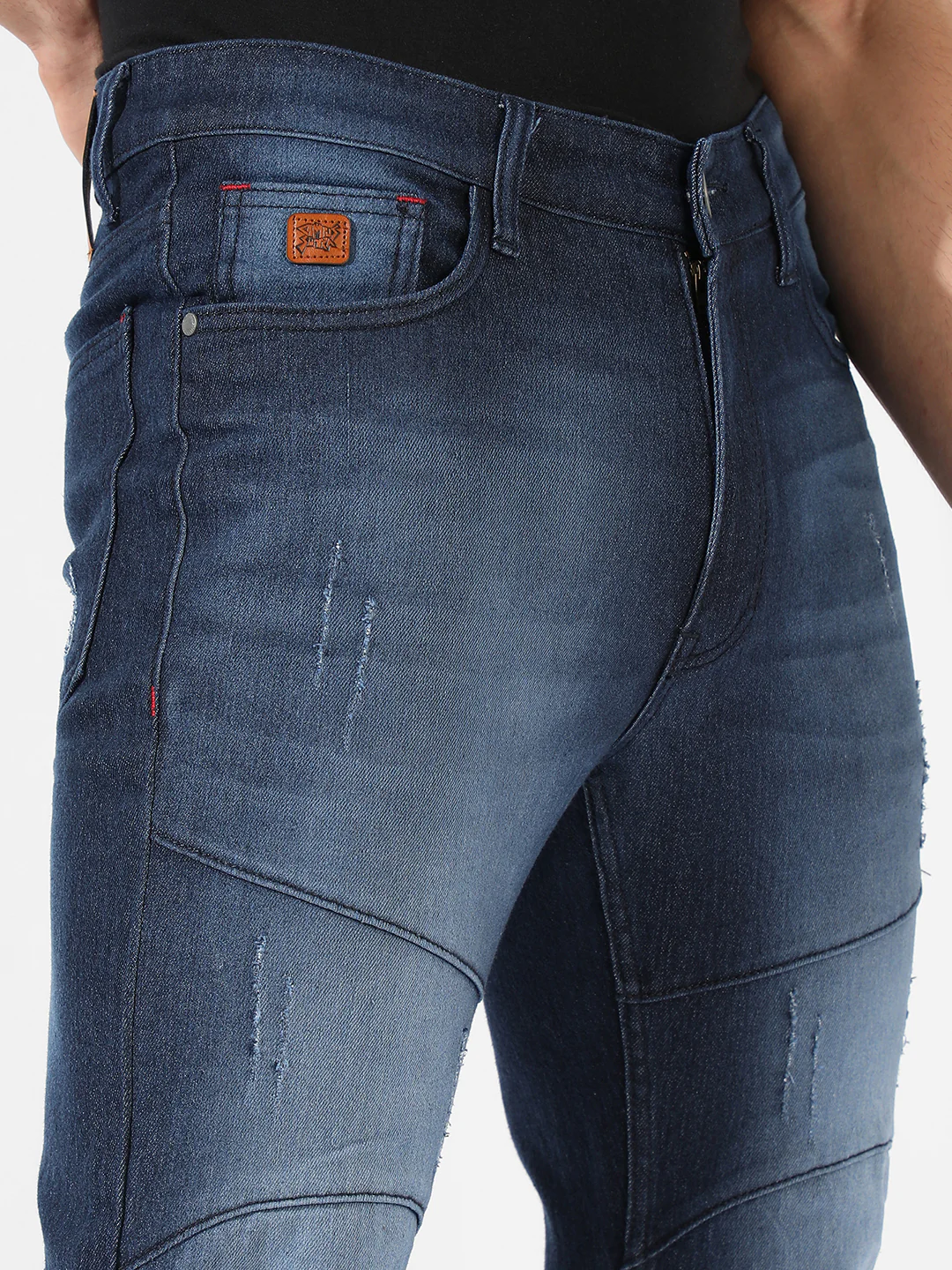 Dark-Washed Denim Jeans - Image 8