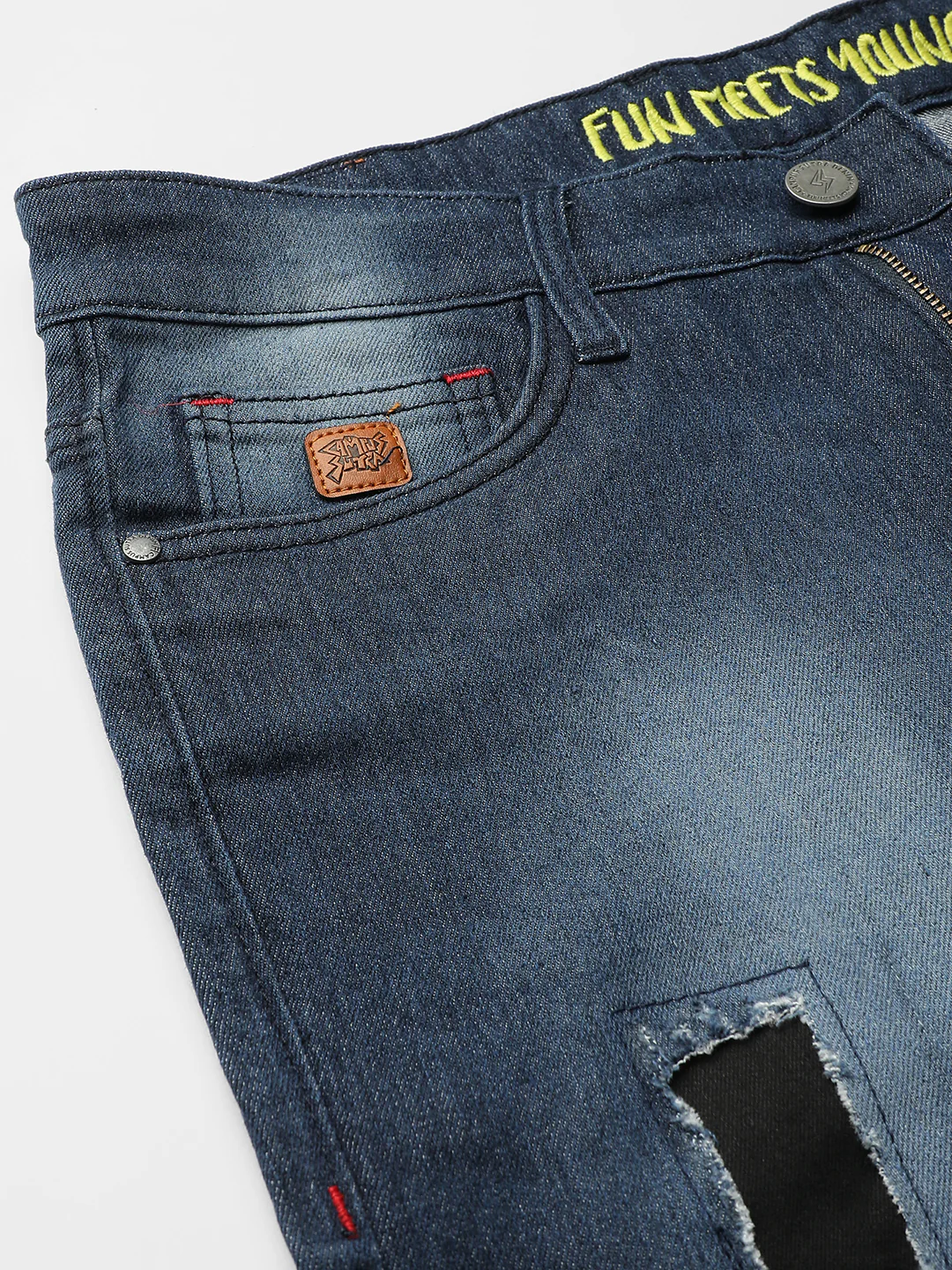 Torn Denim Jeans - Image 10