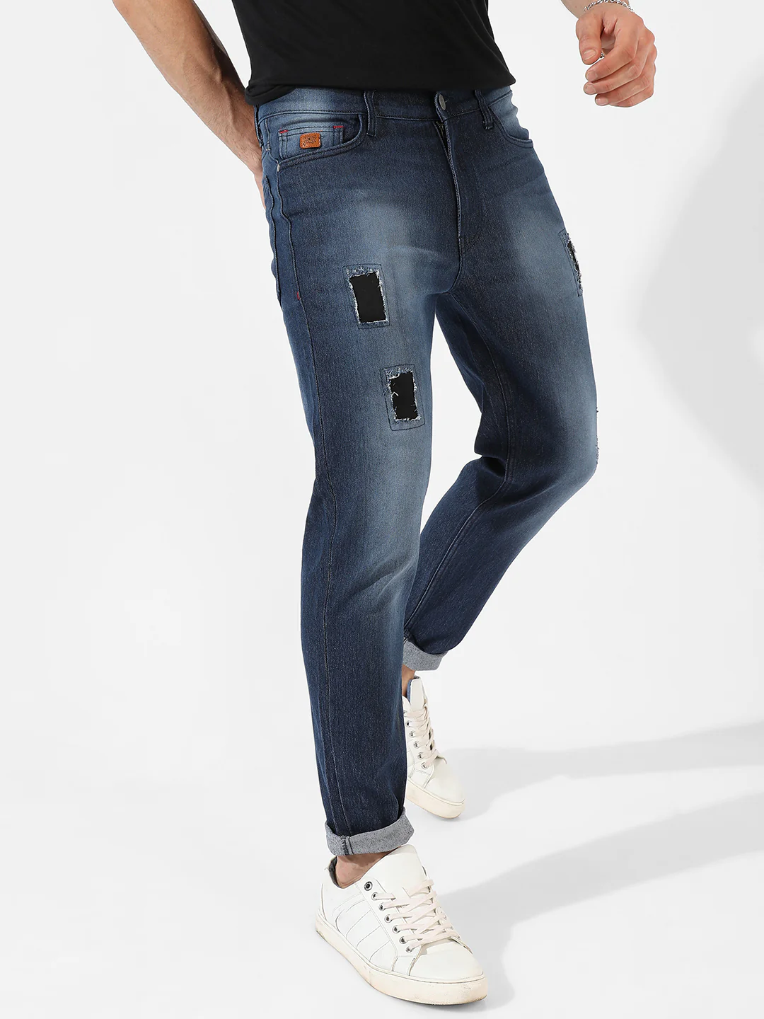 Torn Denim Jeans - Image 4
