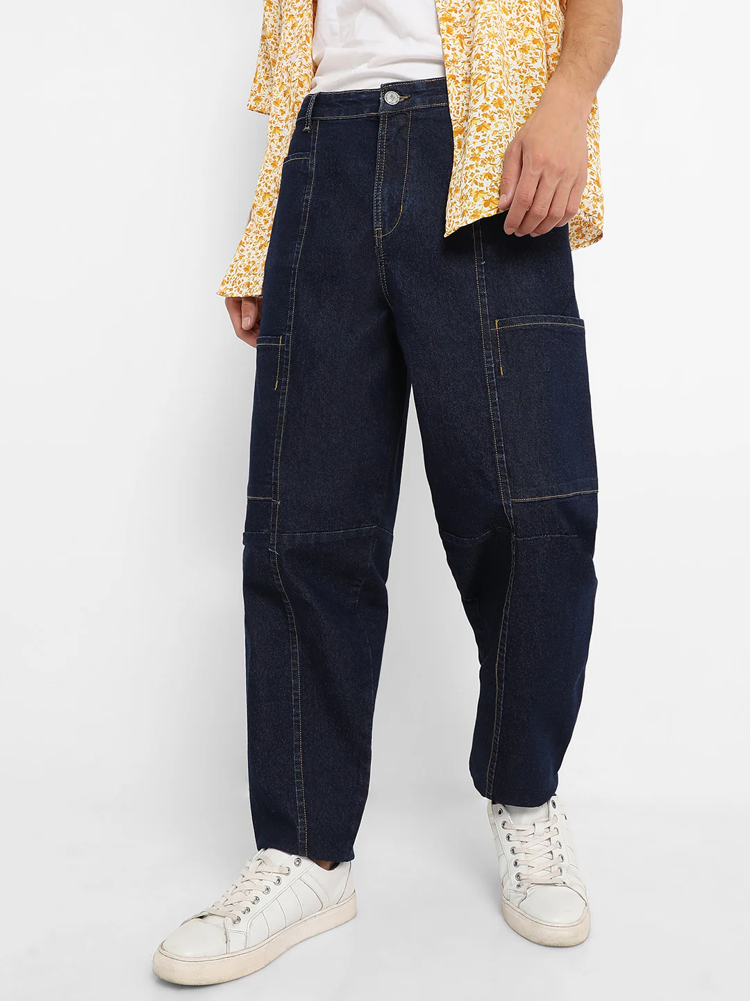 Baggy Cargo Denim Jeans - Image 2