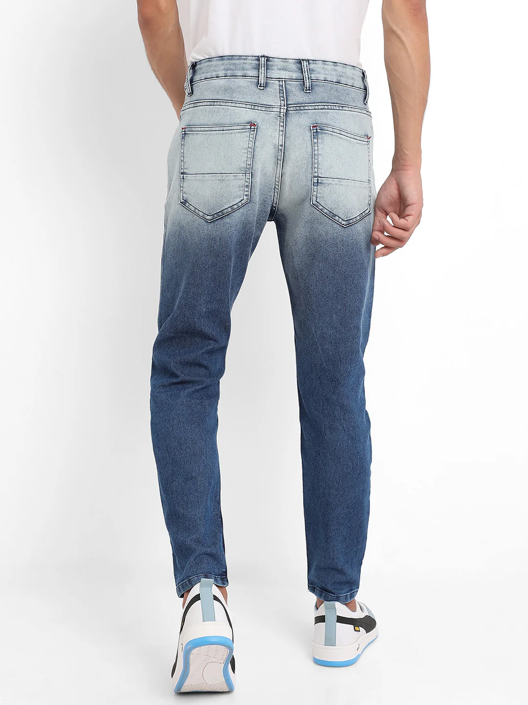 Contrast Ombre Denim Jeans - Image 4