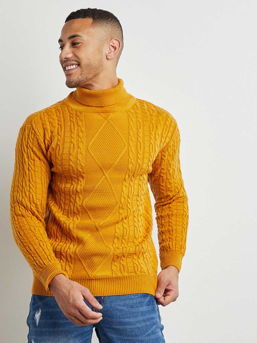Relaxed Cable-Knit Pullover Sweater - Image 3