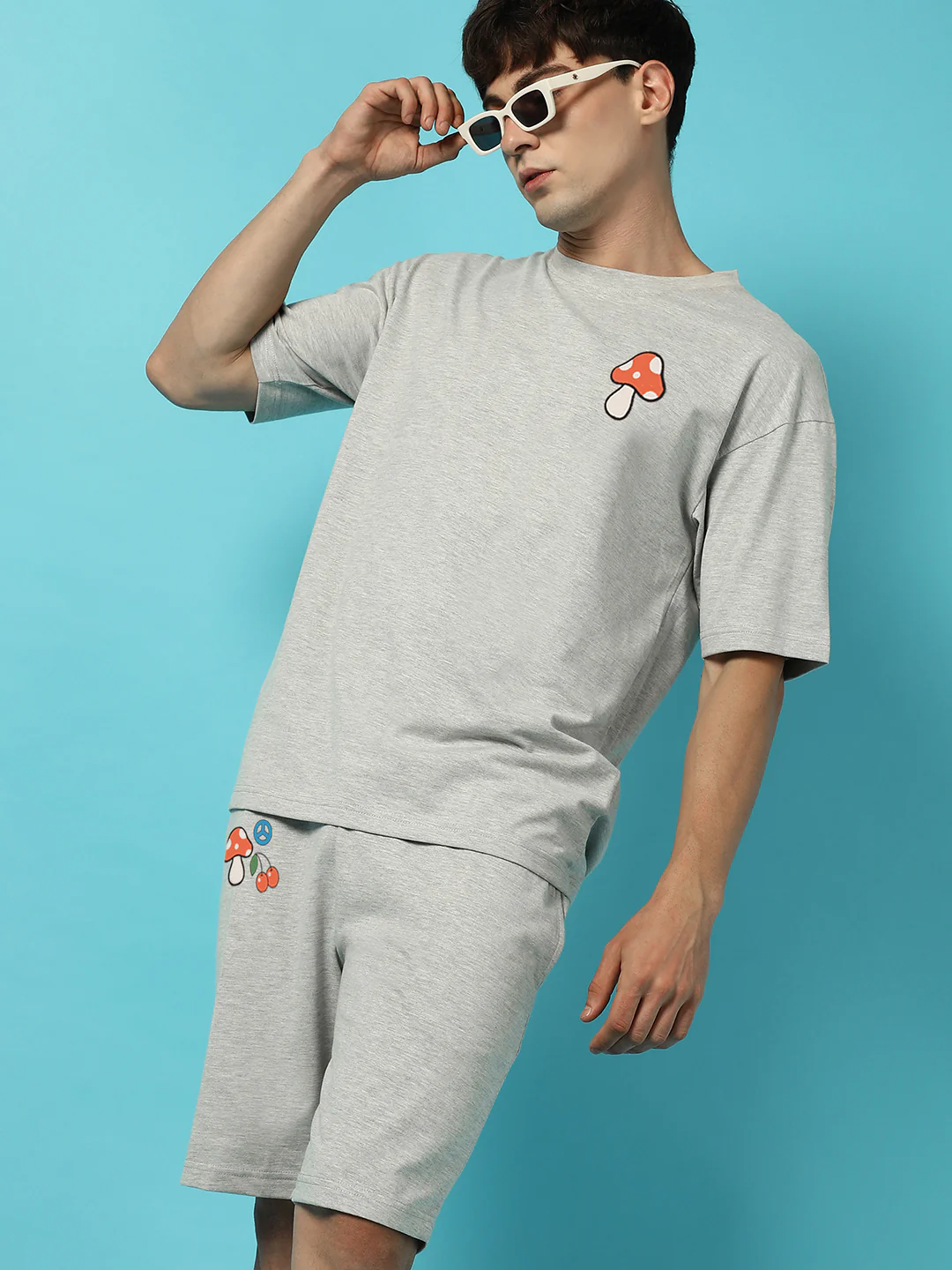 Peach Cupid Oversized Co-Ord Set - Image 3