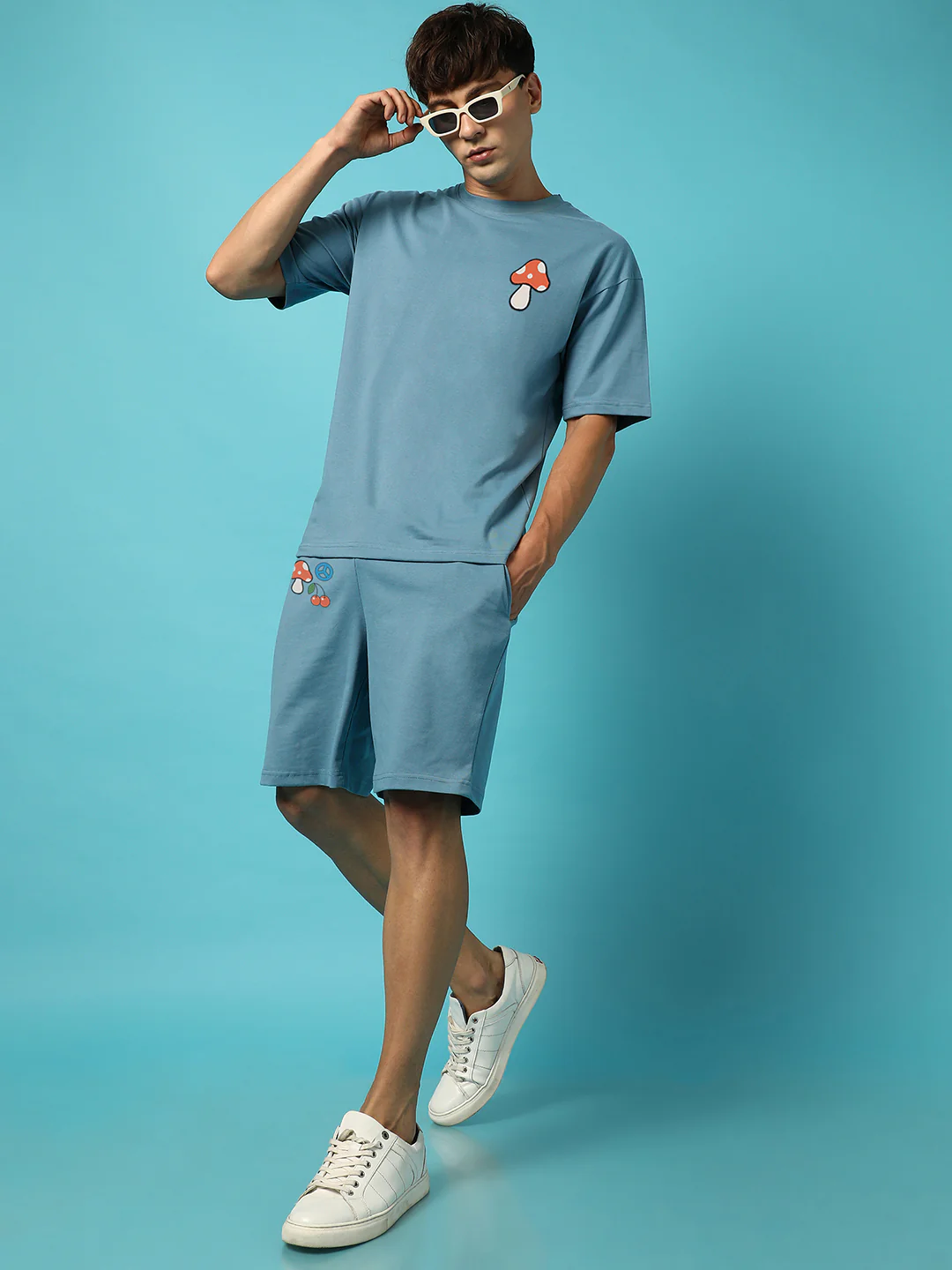 Peach Cupid Oversized Co-Ord Set - Image 3