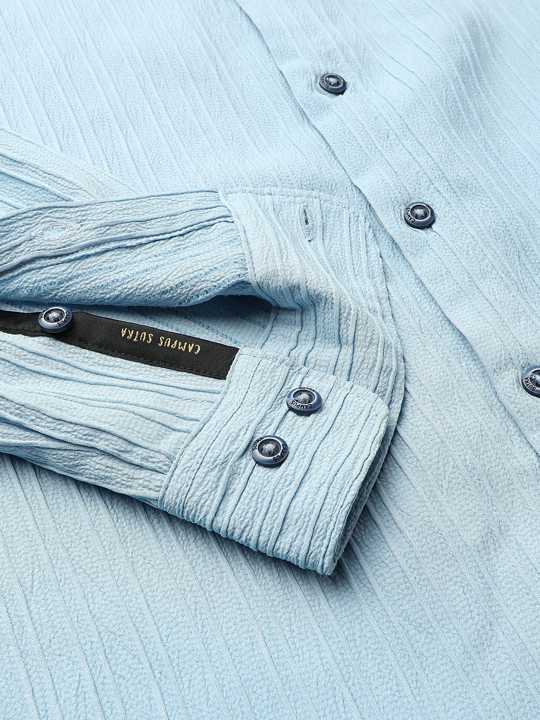 Self-Design Striped Shirt - Image 11