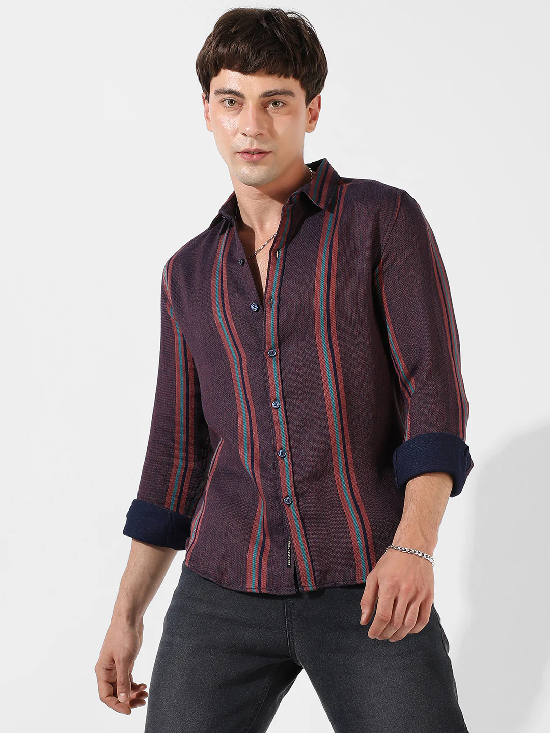 Striped Casual Shirt - Image 2