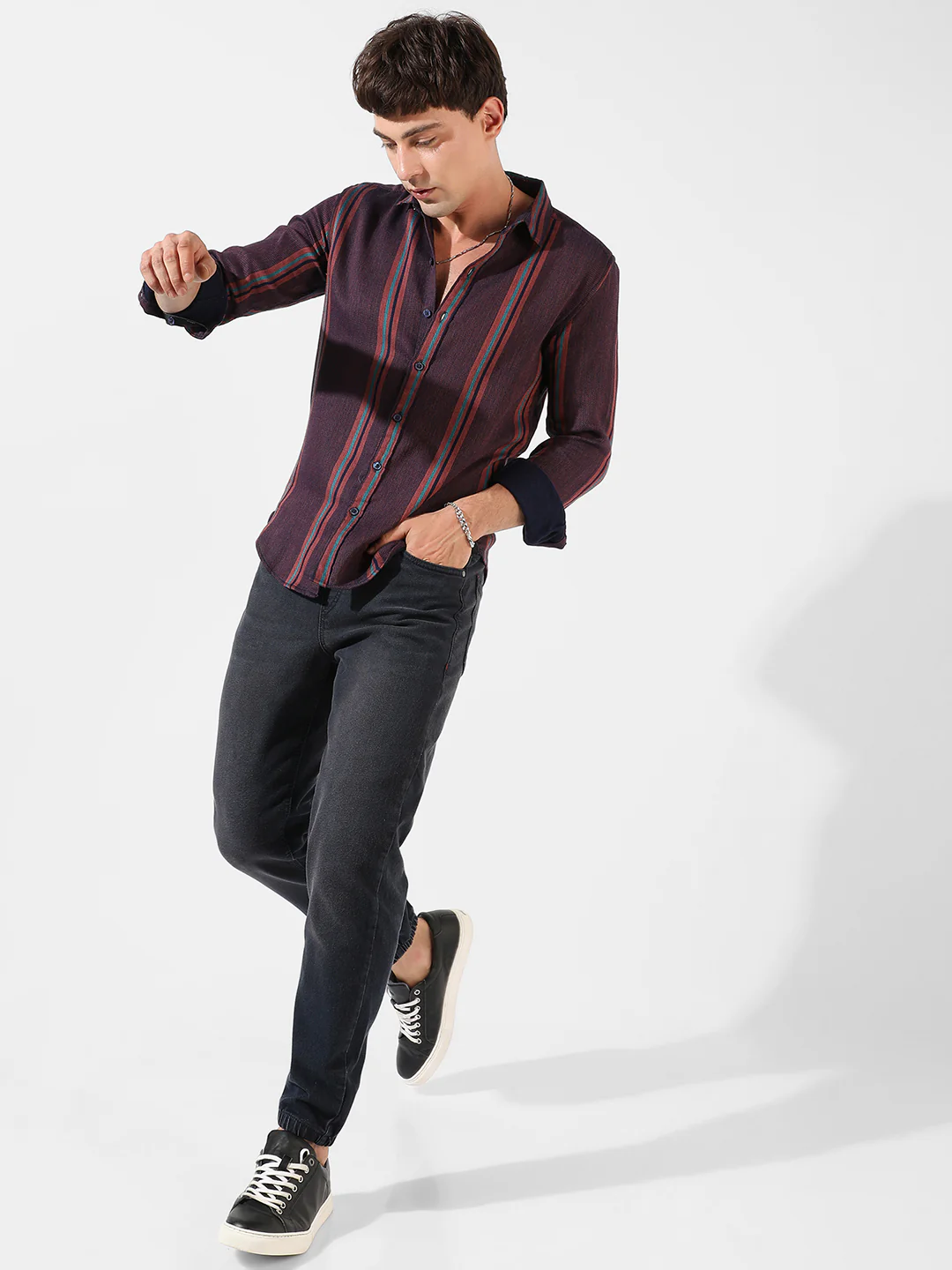 Striped Casual Shirt - Image 5