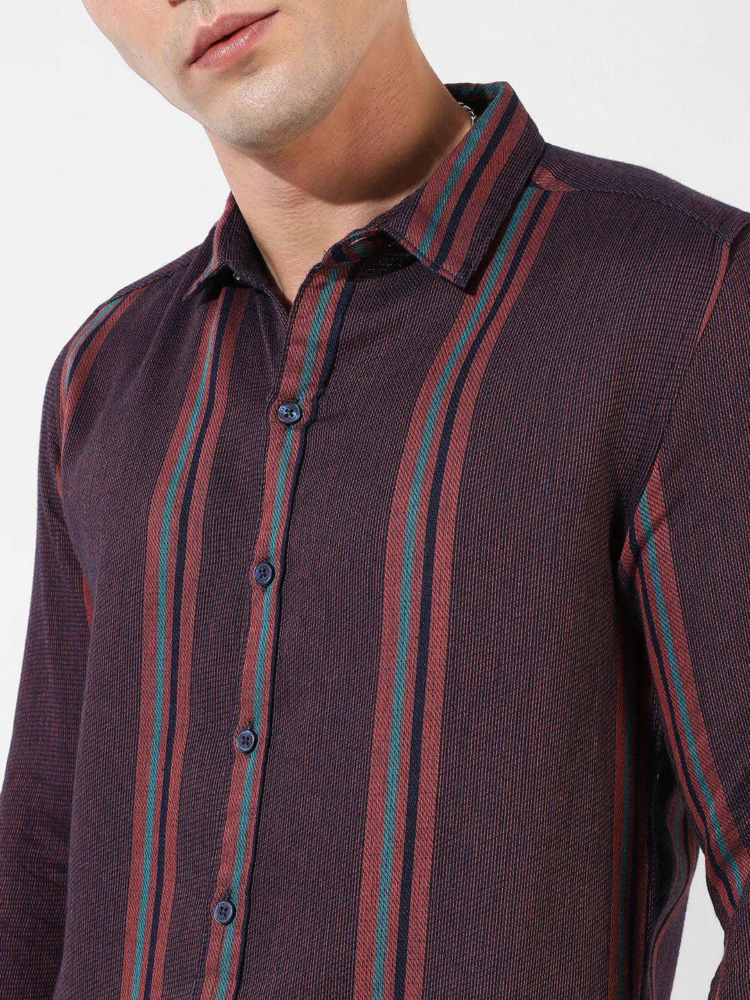 Striped Casual Shirt - Image 7