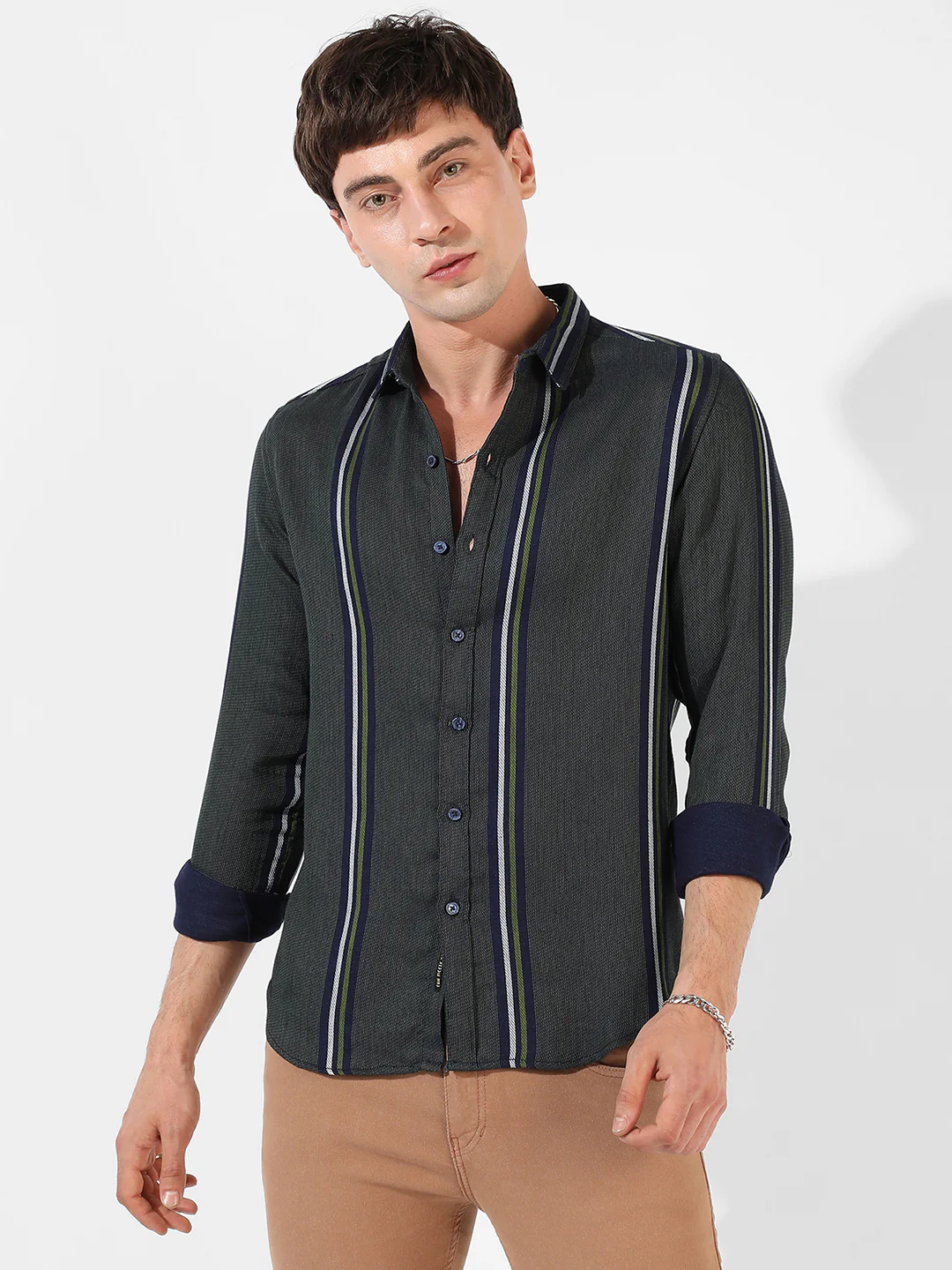 Striped Casual Shirt - Image 2