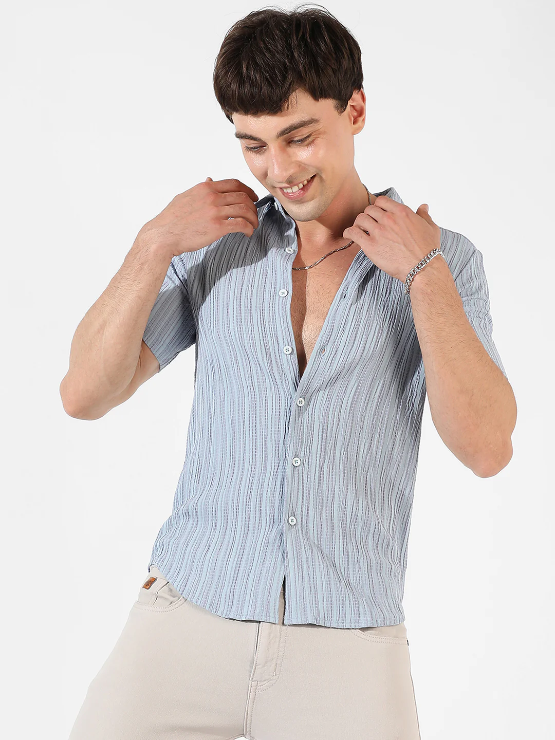 Crease-Stitched Shirt - Image 4
