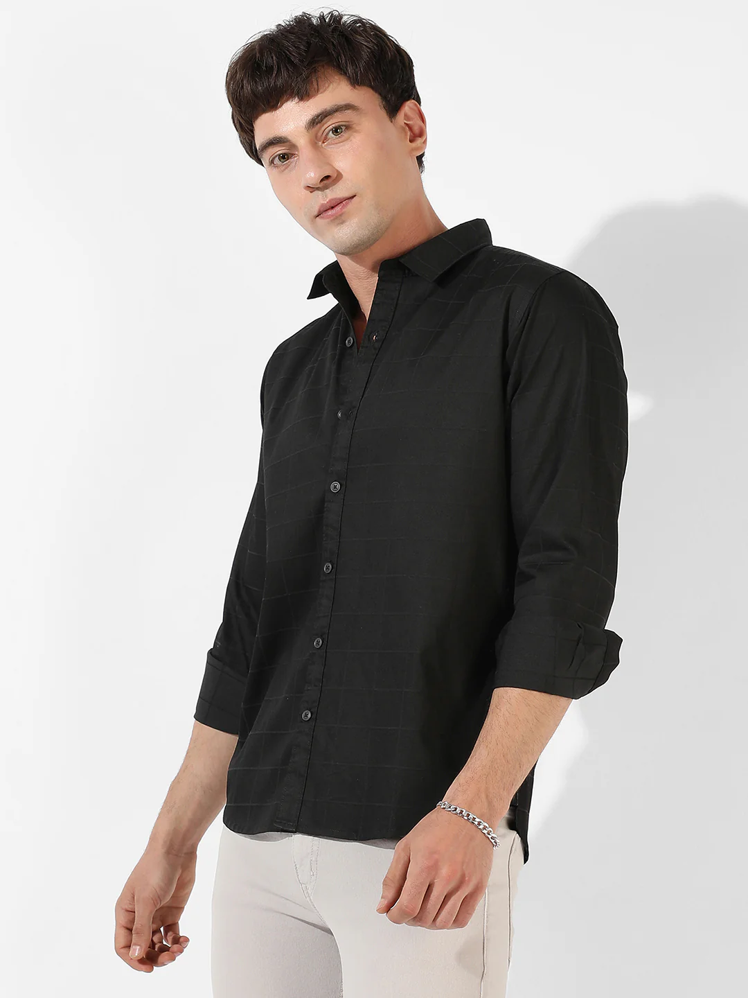 Jet Black Casual Shirt - Image 4