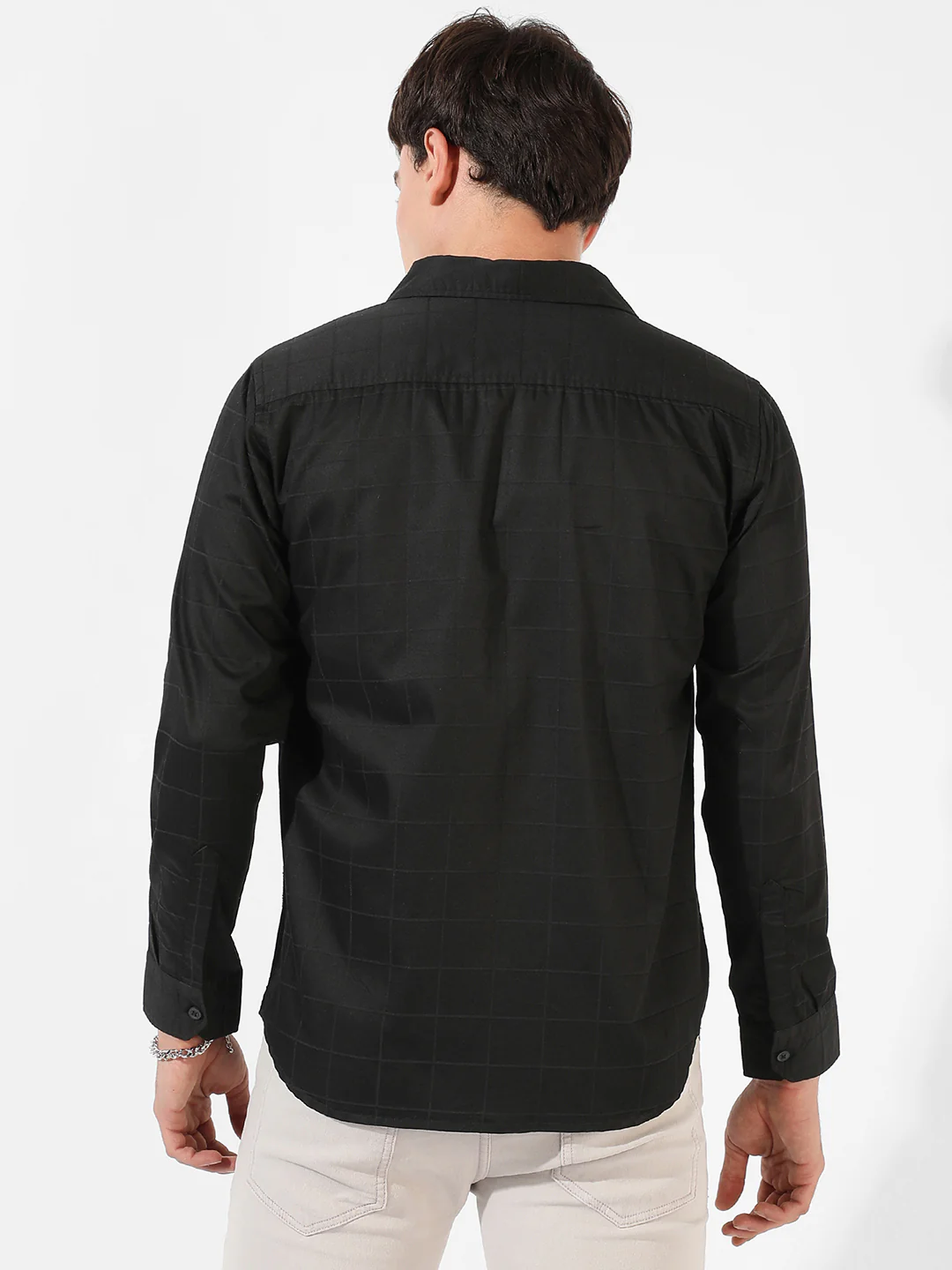 Jet Black Casual Shirt - Image 5