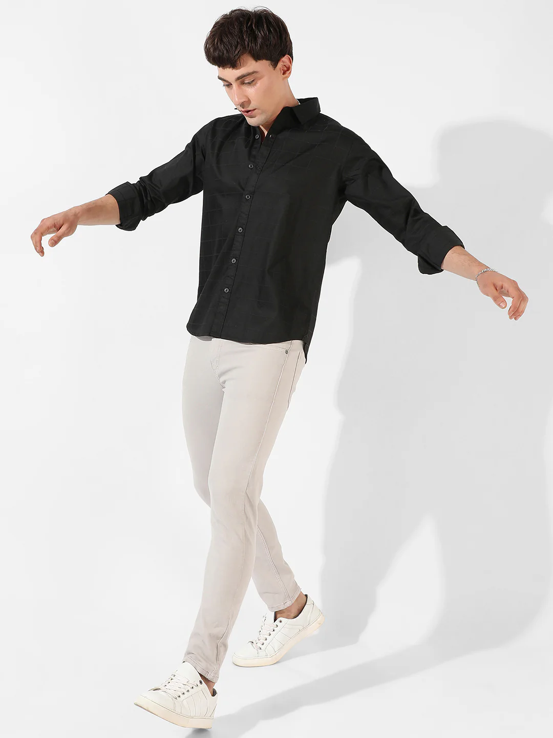 Jet Black Casual Shirt - Image 6
