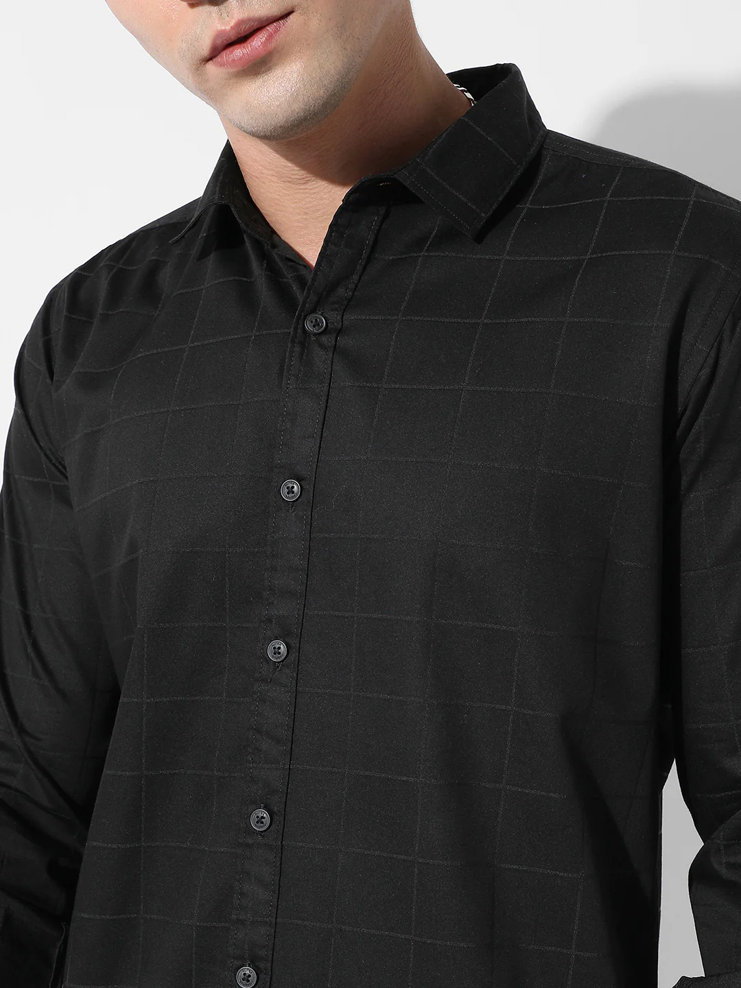 Jet Black Casual Shirt - Image 8