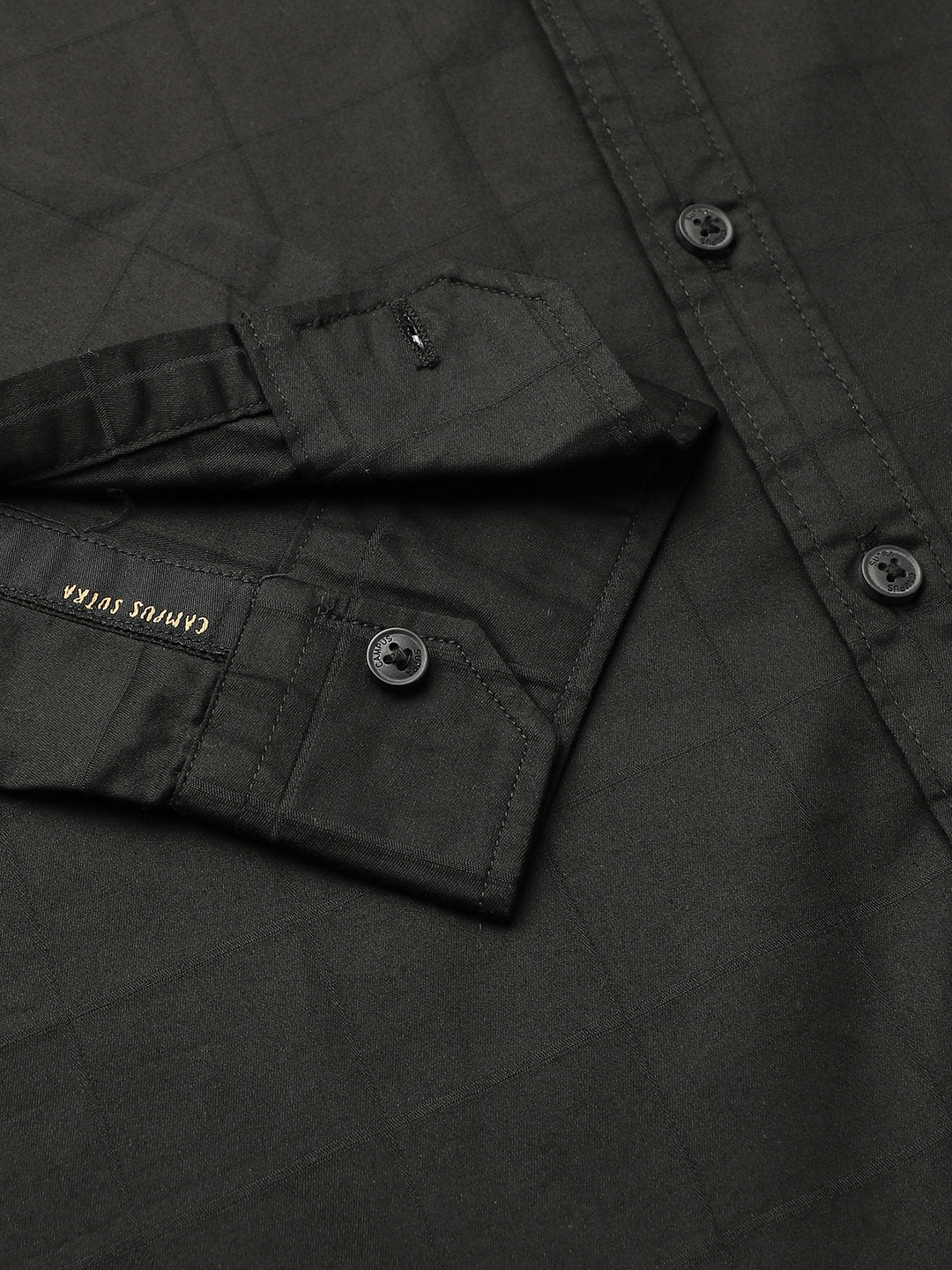 Jet Black Casual Shirt - Image 9