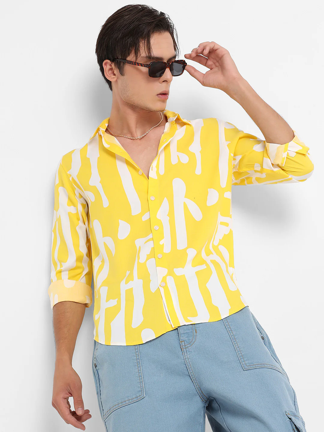 Abstract Print Shirt - Image 3