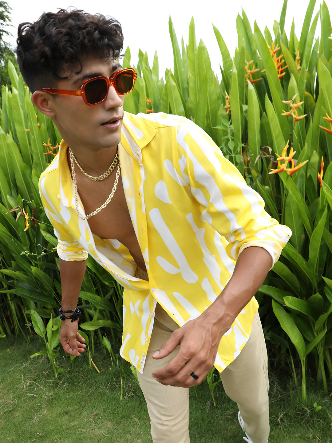 Abstract Print Shirt - Image 4