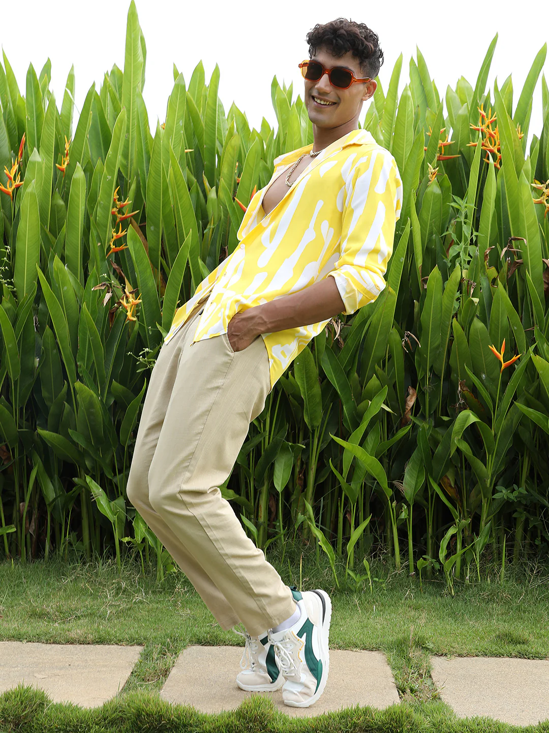 Abstract Print Shirt - Image 5