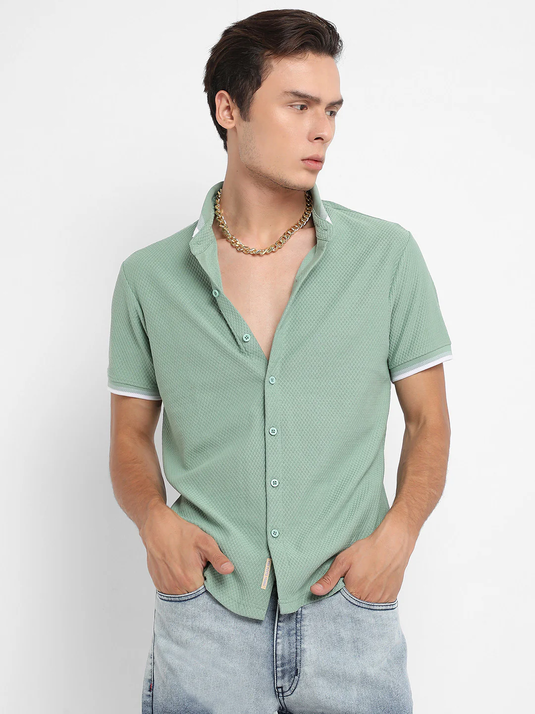 Contrast Hem Shirt - Image 2