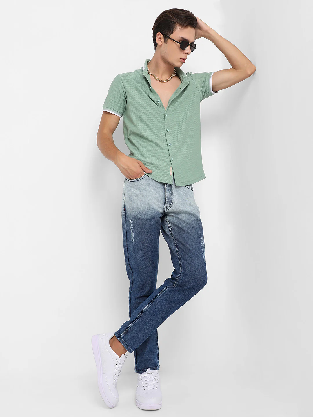 Contrast Hem Shirt - Image 6