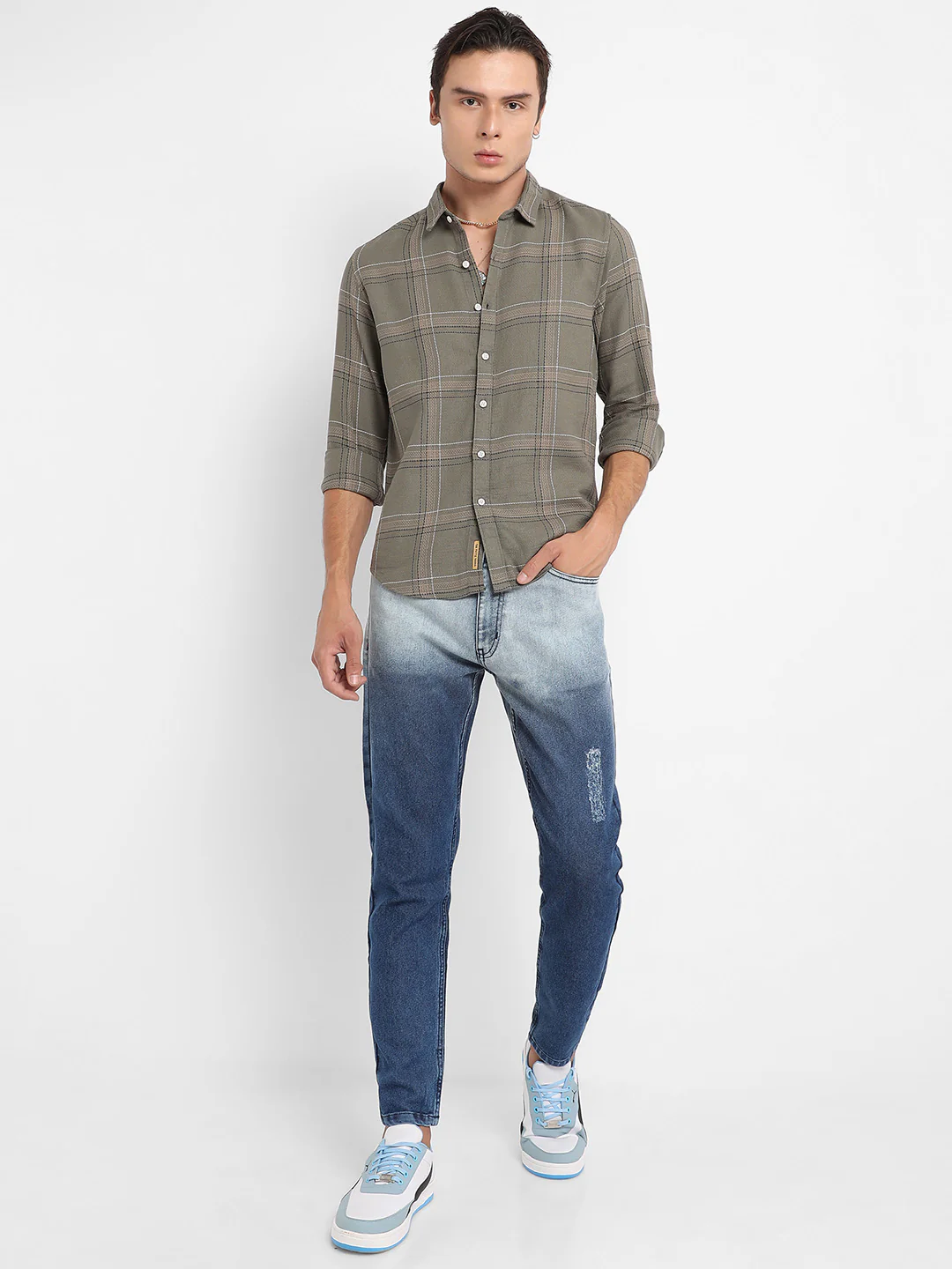 Maxi Tartan Plaid Shirt - Image 5