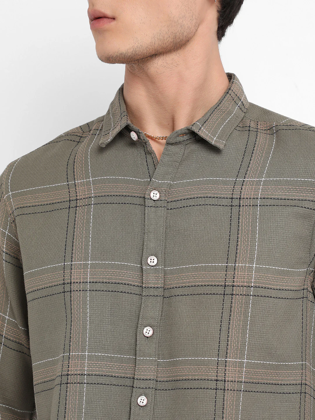 Maxi Tartan Plaid Shirt - Image 7