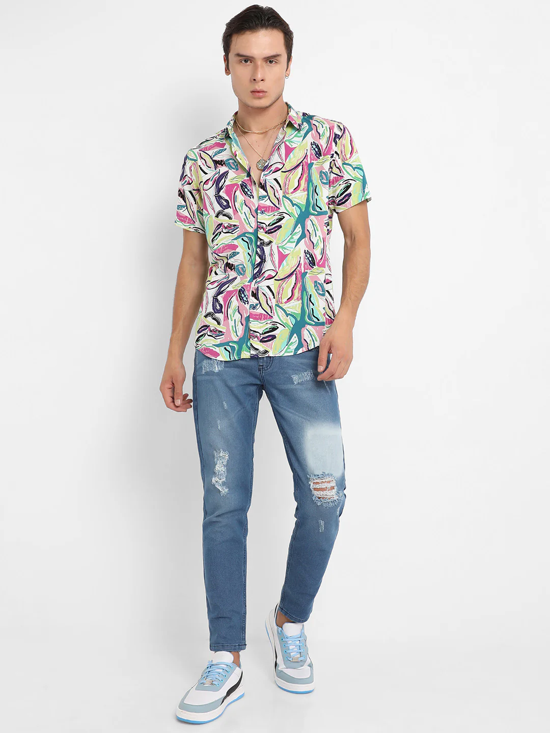Abstract Foilage Shirt - Image 5