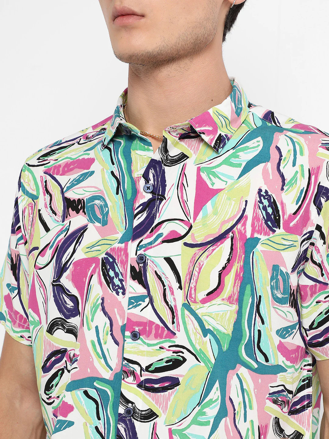 Abstract Foilage Shirt - Image 7