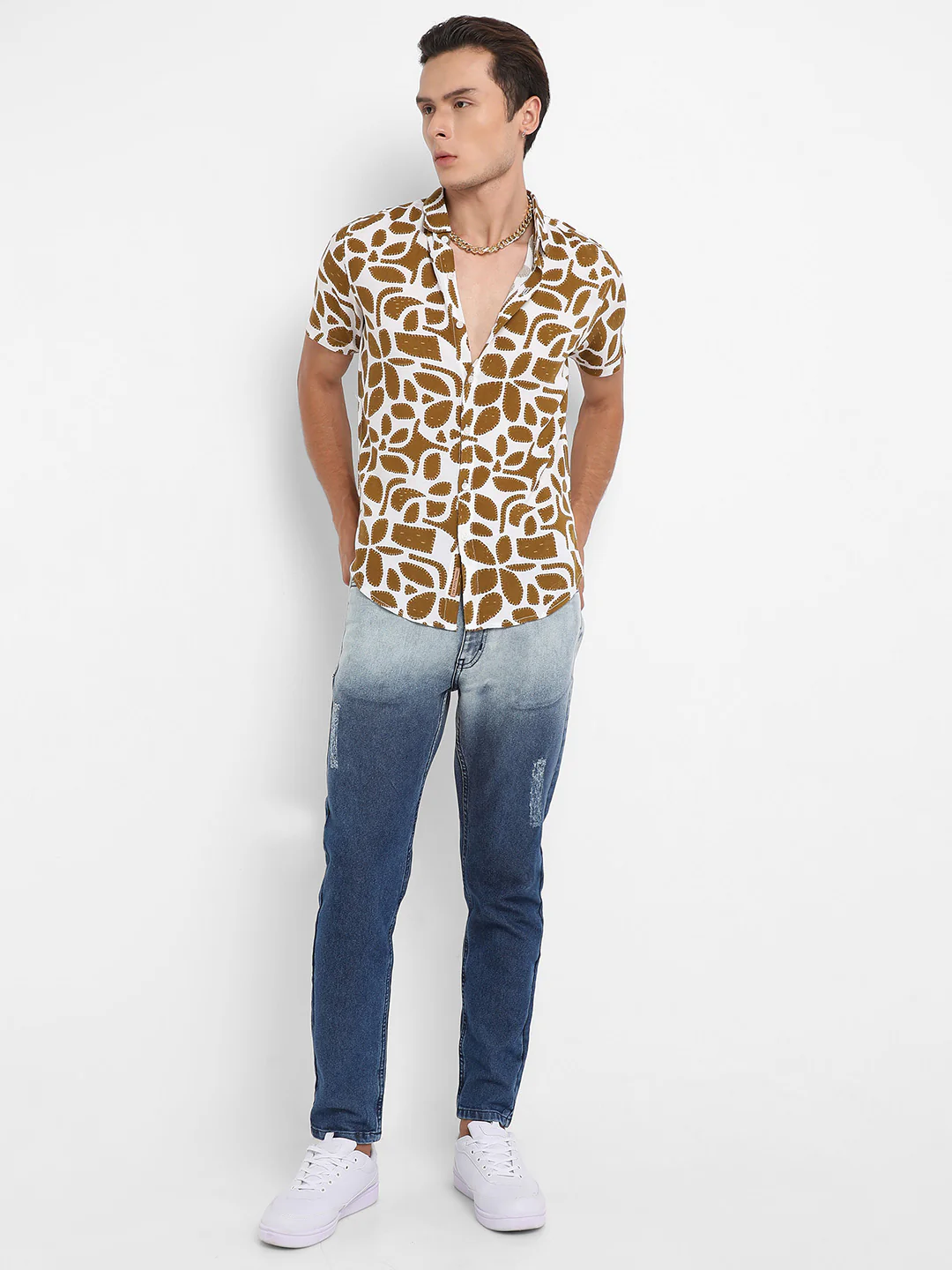 Contrast Block Shirt - Image 5
