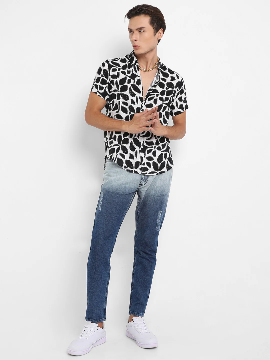 Contrast Block Shirt - Image 5