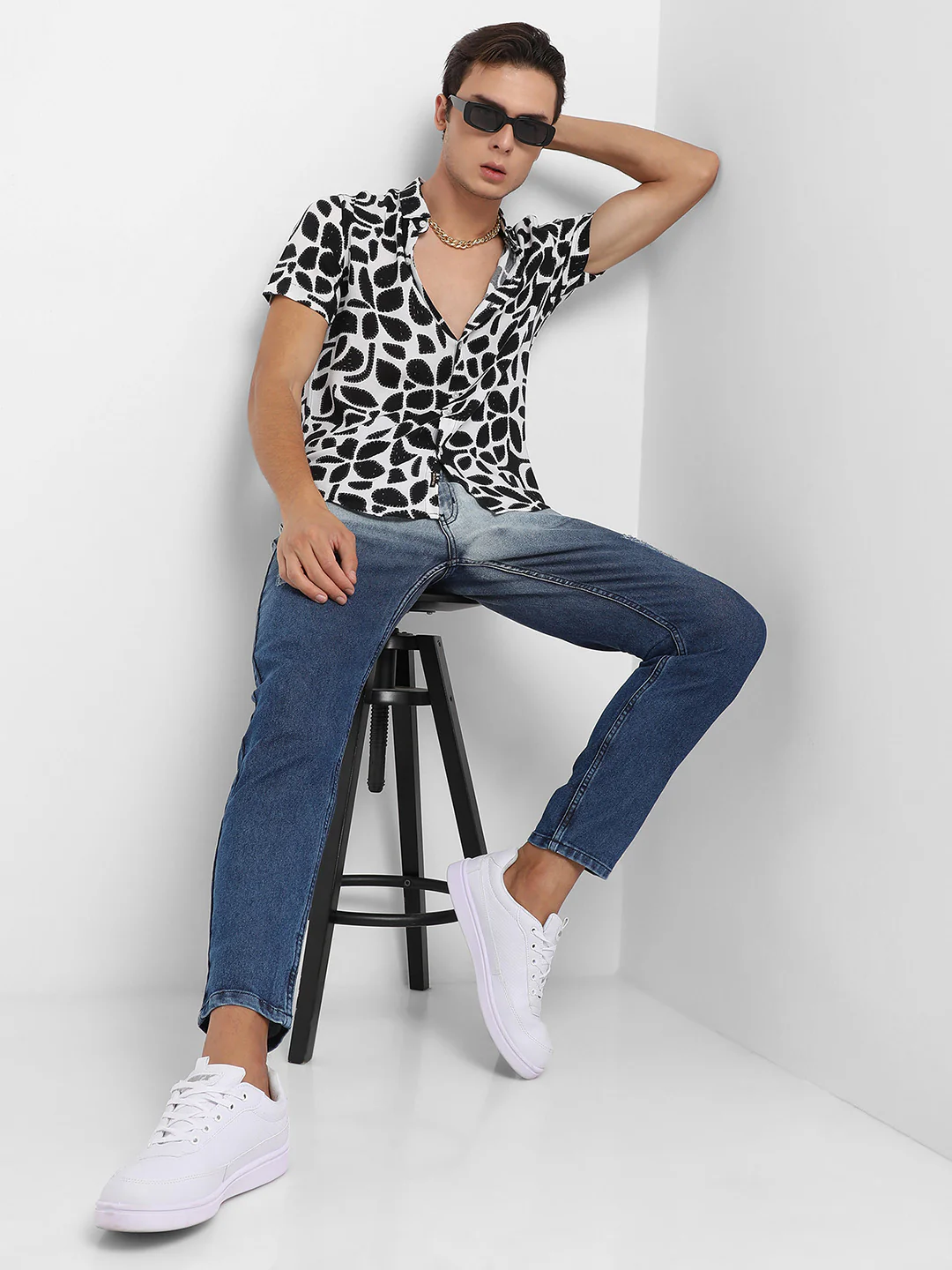 Contrast Block Shirt - Image 6
