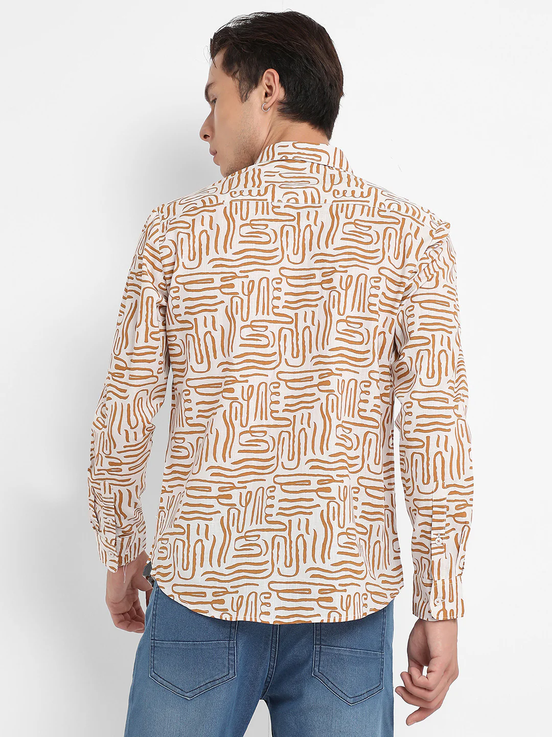 Contrast Lines Shirt - Image 4