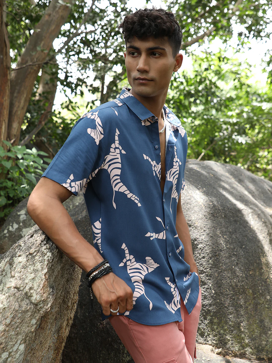 Contrast Zebra Shirt - Image 2