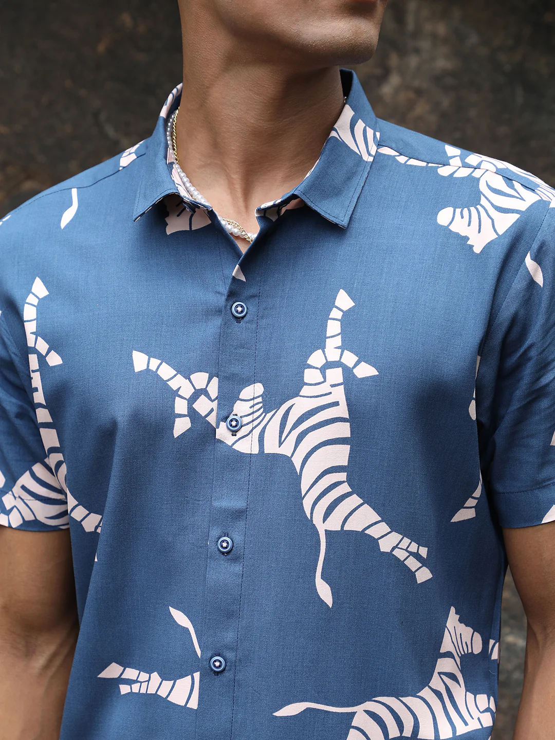 Contrast Zebra Shirt - Image 3