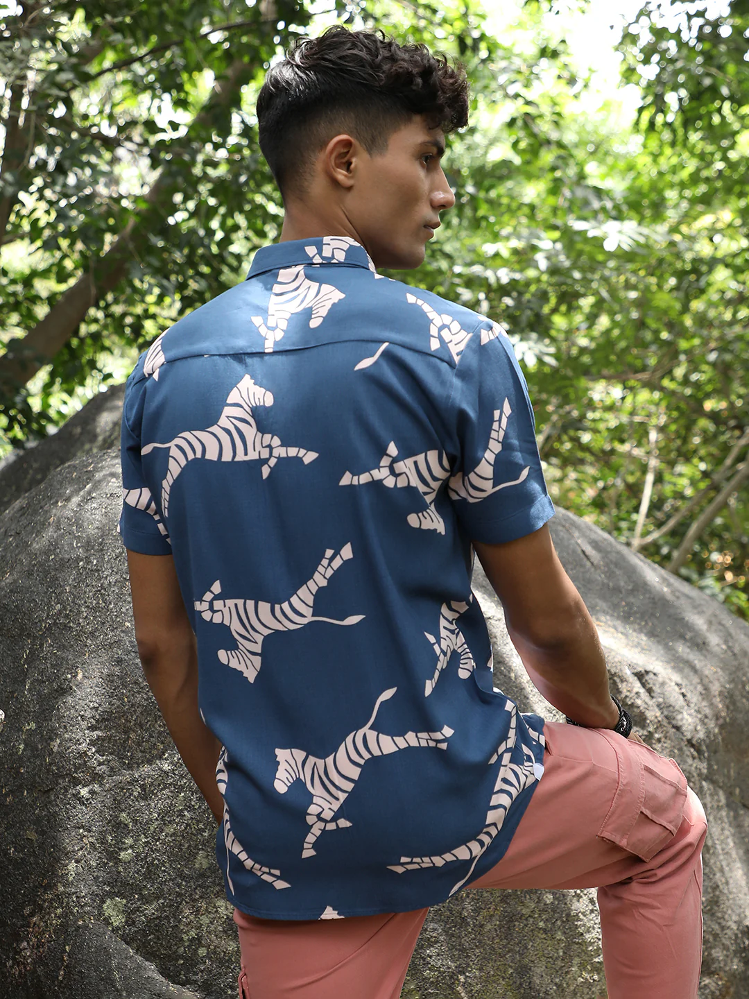 Contrast Zebra Shirt - Image 4