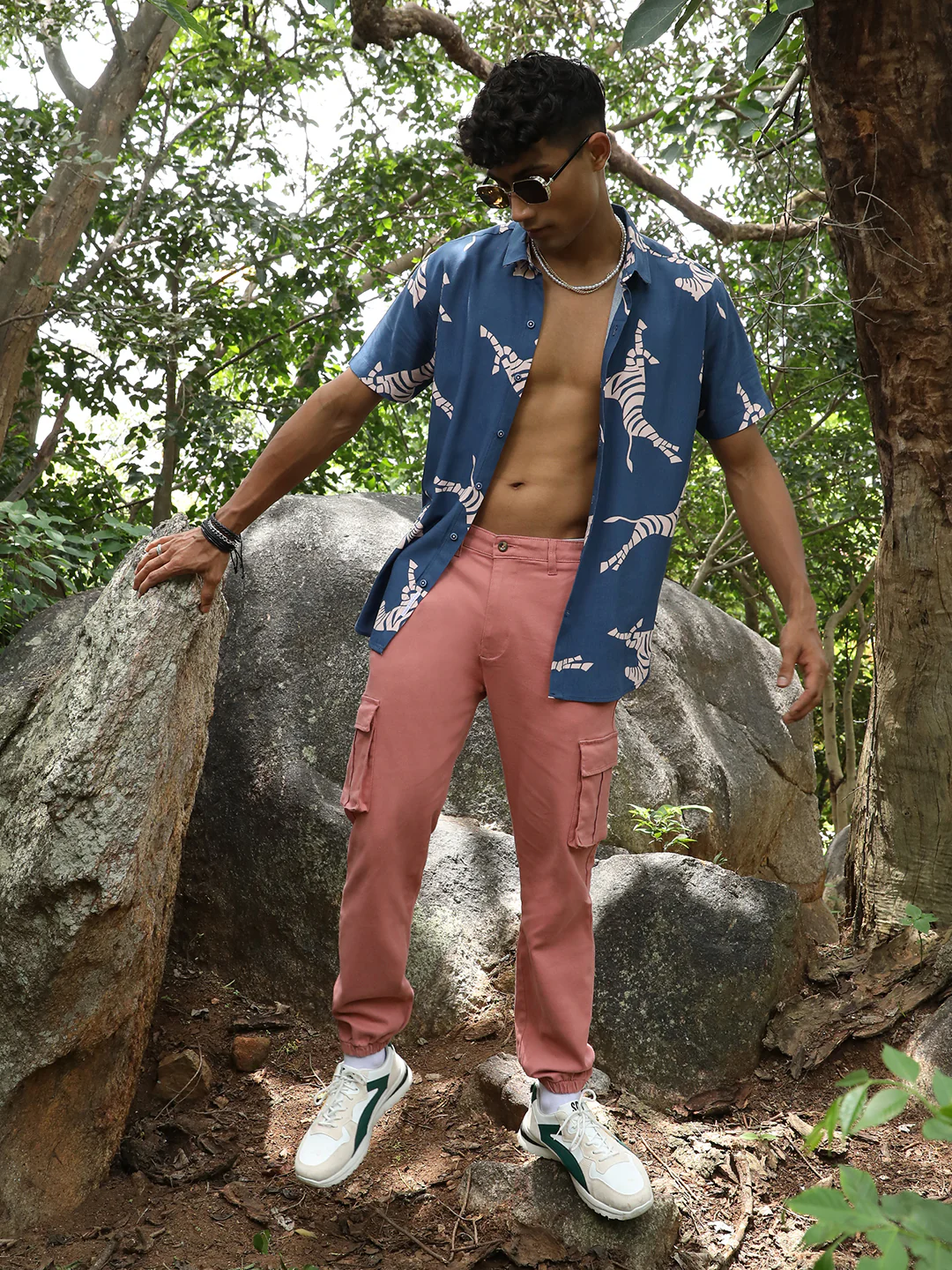 Contrast Zebra Shirt - Image 6